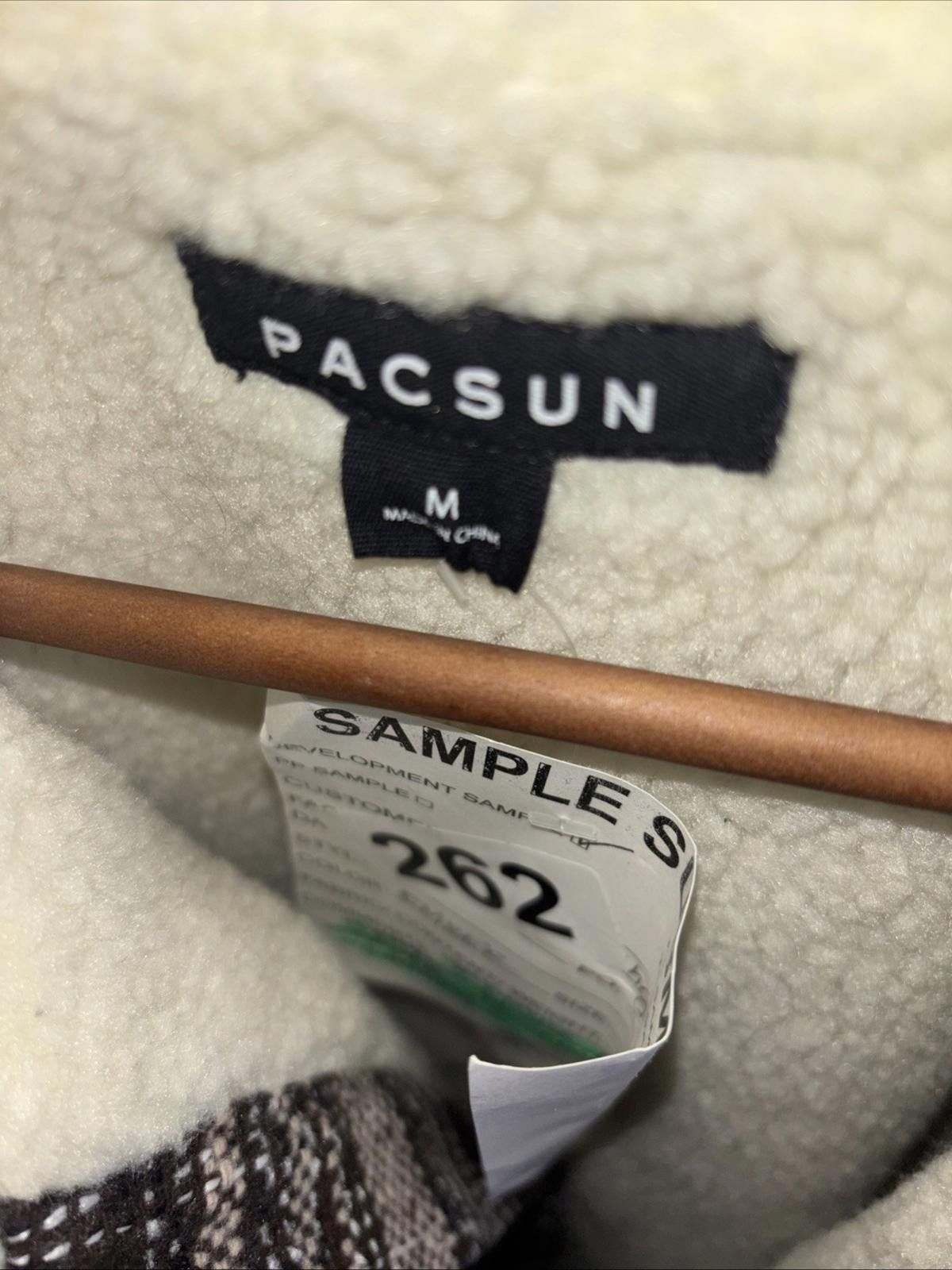 Pacsun Pacsun Sample Sherpa Lined Over Shirt Medium Shacket Size US M / EU 48-50 / 2 - 4 Thumbnail