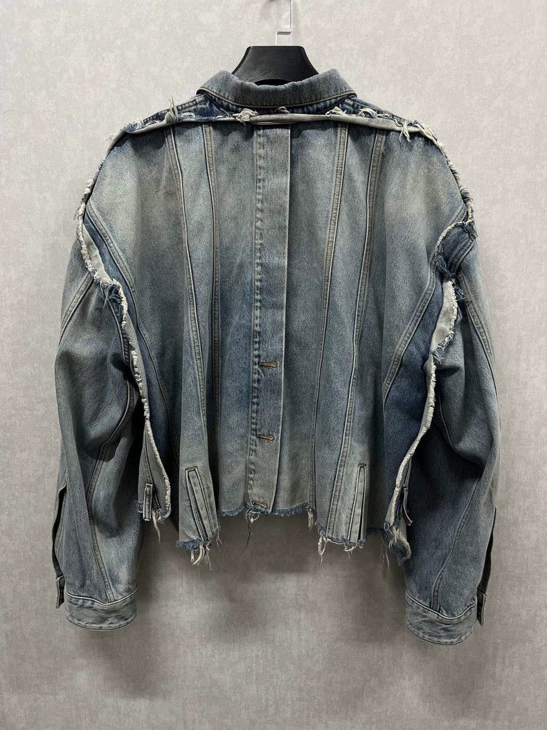 Balenciaga Balenciaga Denim Blazer Size US M / EU 48-50 / 2 - 2 Thumbnail