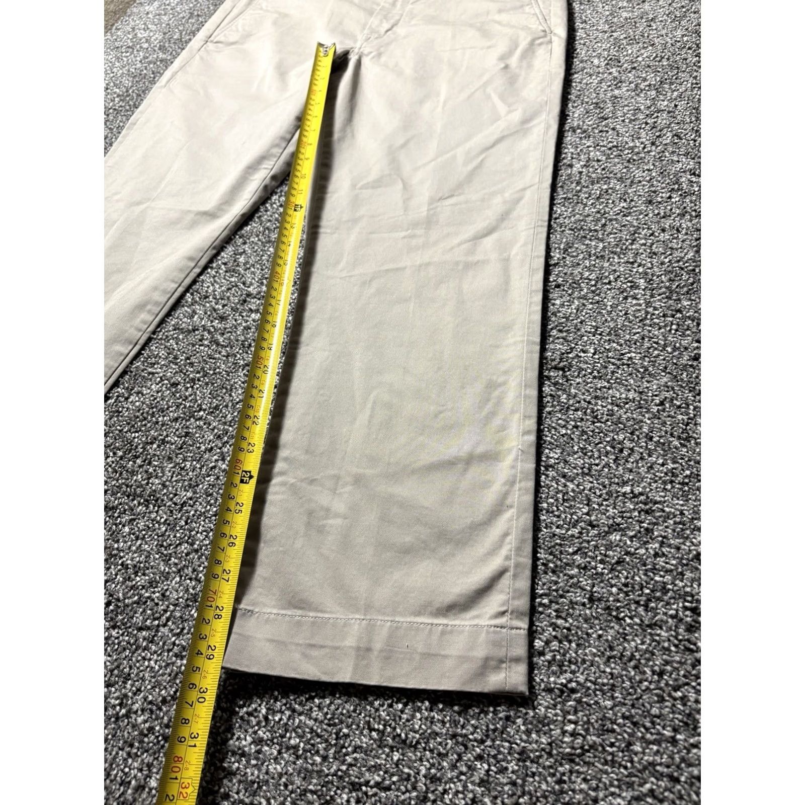 Polo Ralph Lauren Polo Ralph Lauren Chino Pant Mens 36x29 Khaki Beige Stretch Cotton Twill Cuffed Flat Front Size US M / EU 48-50 / 2 - 4 Thumbnail