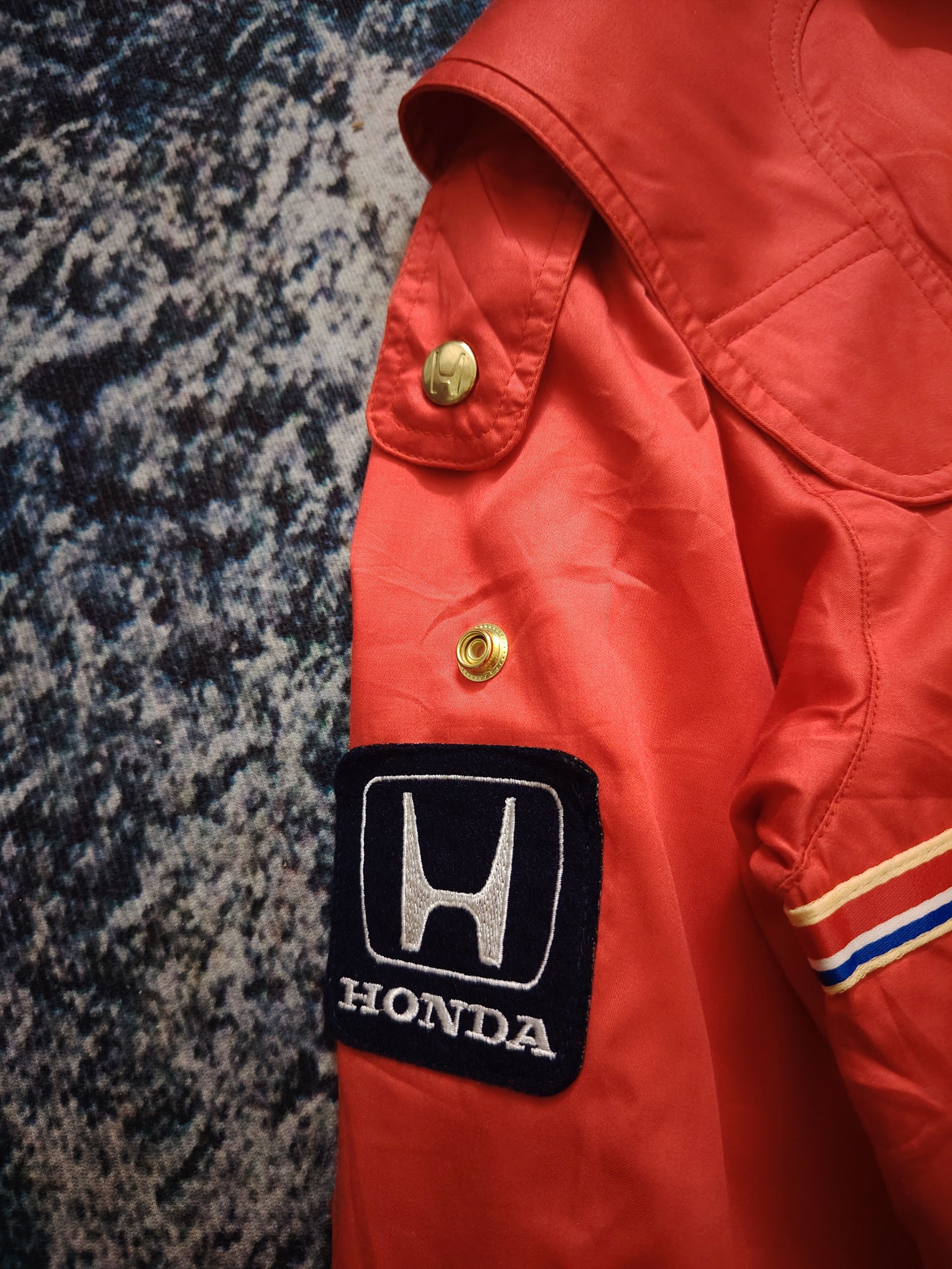 Honda DEADSTOCK 80s Honda Formula One JDM market racing jacket Size US M / EU 48-50 / 2 - 7 Thumbnail