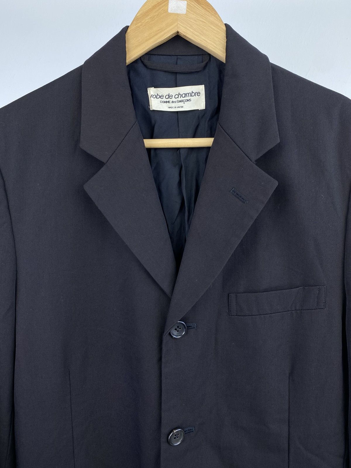 Comme des Garcons Vintage 90’s Comme des Garcons Bleached Blazer Jacket Size US M / EU 48-50 / 2 - 3 Thumbnail