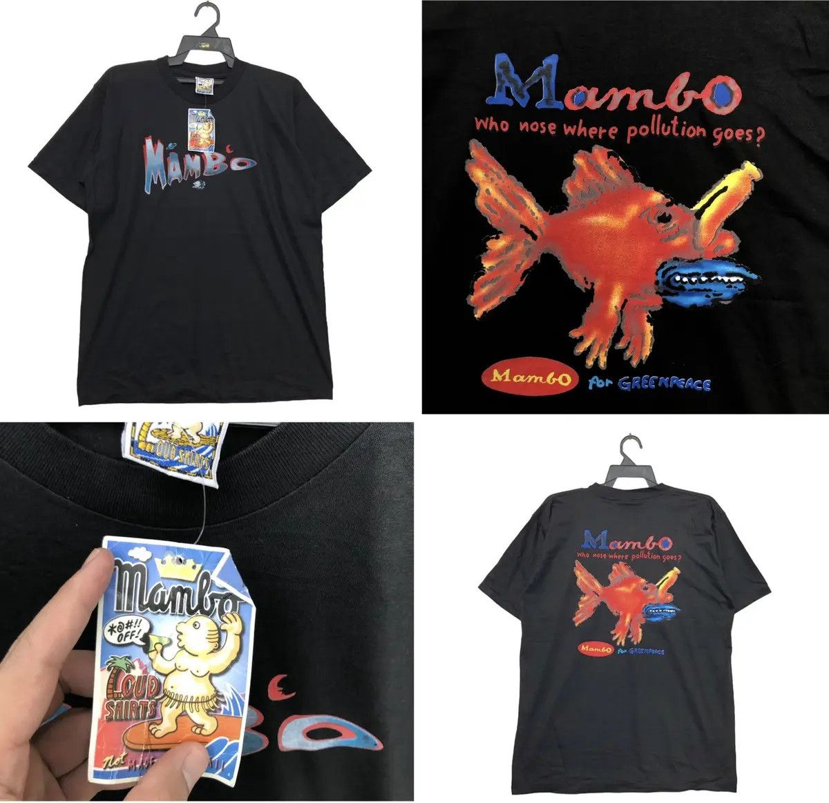 Mambo Never Worn/New!!! Vintage 90s Mambo Big Logo T-shirt | M | Size US M / EU 48-50 / 2 - 1 Thumbnail