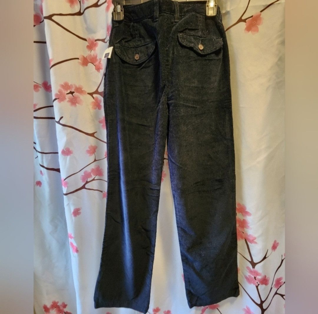 Gap NWT GAP Boy's Carpenter Navy Blue Corduroy Pants 16 Regular Size US 26 / EU 42 - 2 Thumbnail