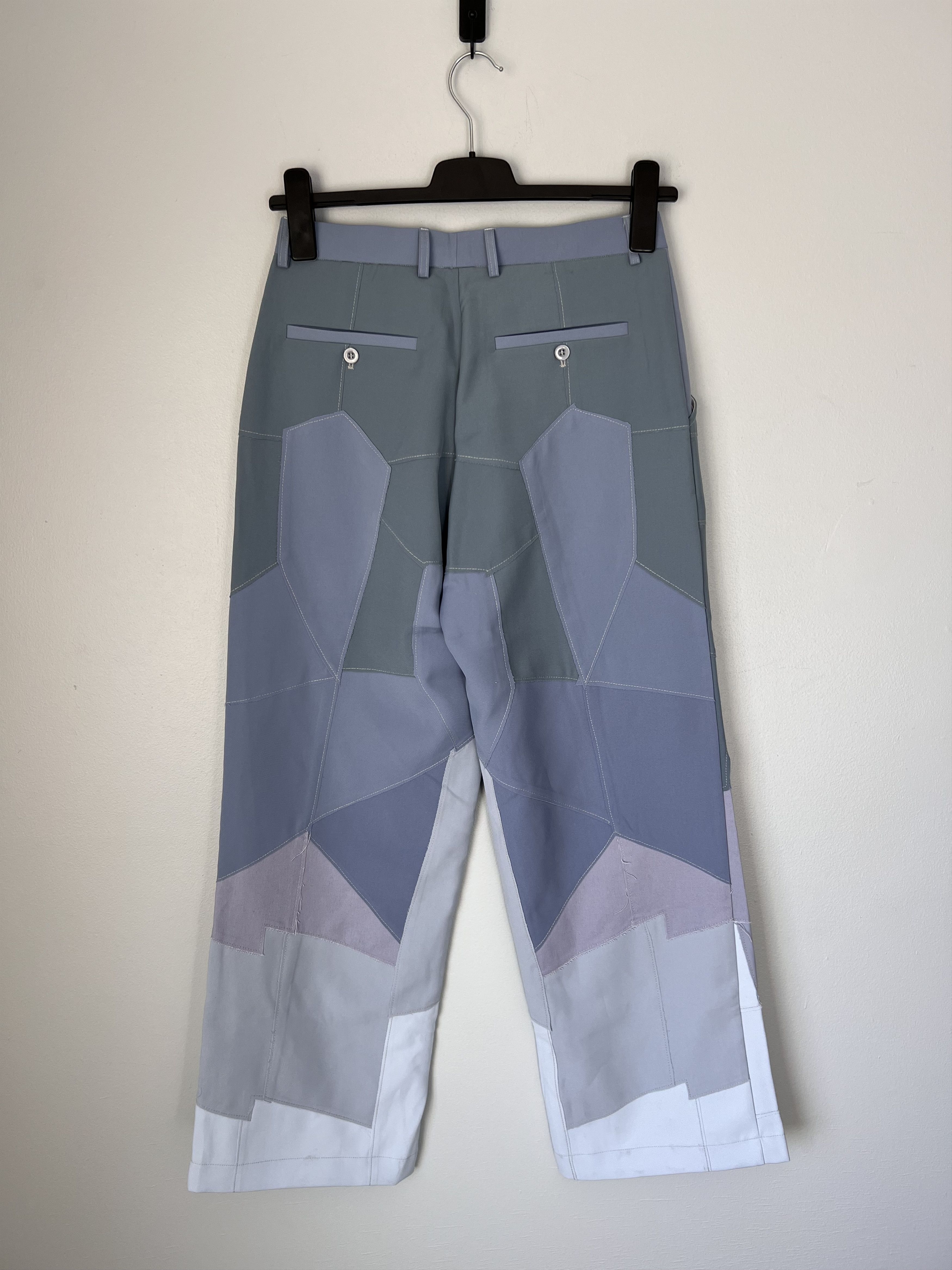 KidSuper Kidsuper Studios Patchwork Gradient Suit Pants in Blue Size US 30 / EU 46 - 4 Thumbnail
