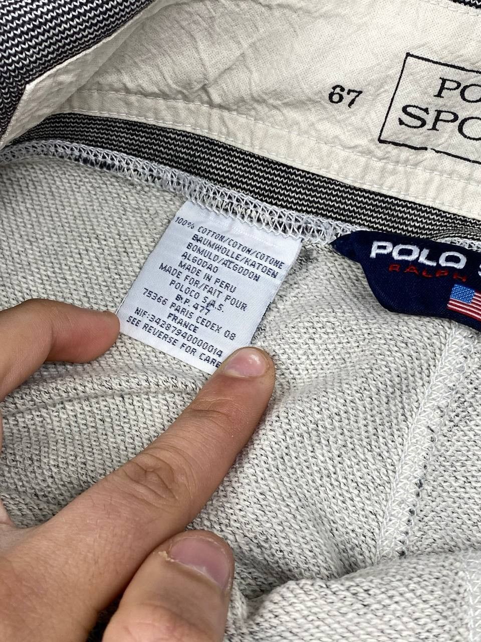Polo Ralph Lauren Vintage Polo Sport Ralph Lauren 90s Tracksuit Football Size US L / EU 52-54 / 3 - 14 Thumbnail