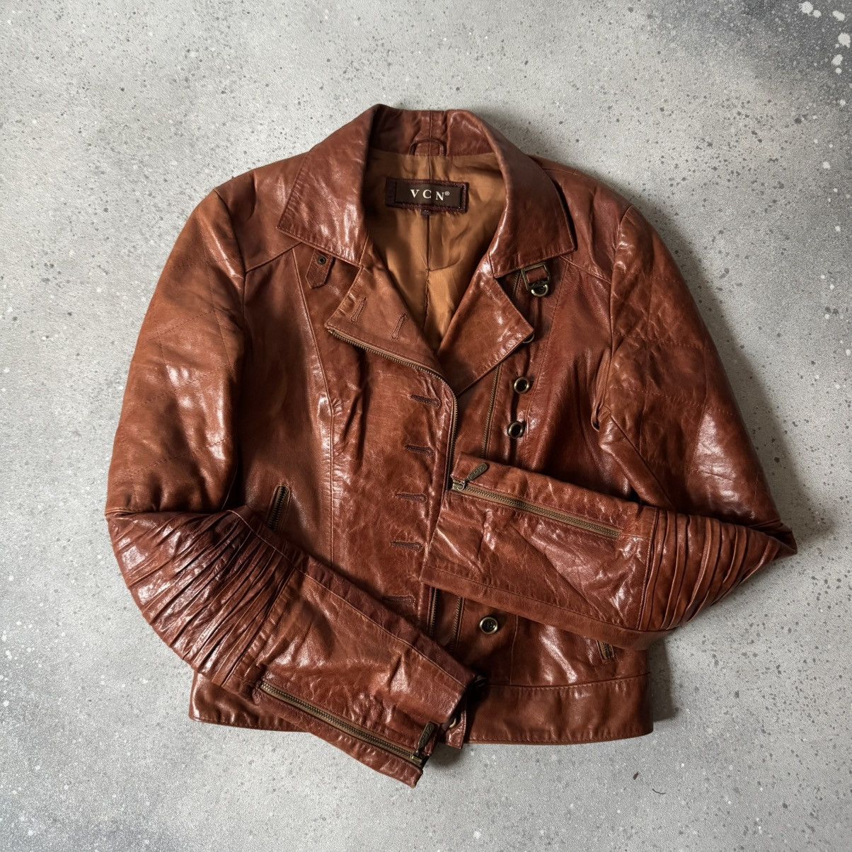 Hysteric Glamour Amazing Vintage Zip Details Leather Jacket Size M / US 6-8 / IT 42-44 - 2 Thumbnail