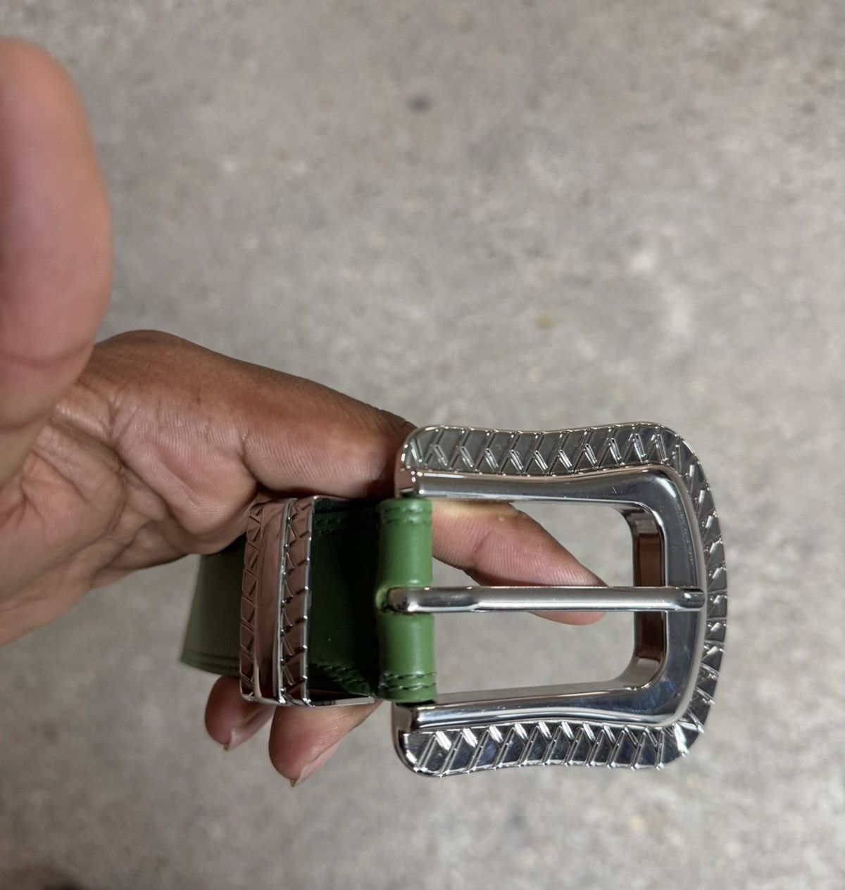Other Diemm Green Leather Belt Size ONE SIZE - 2 Thumbnail