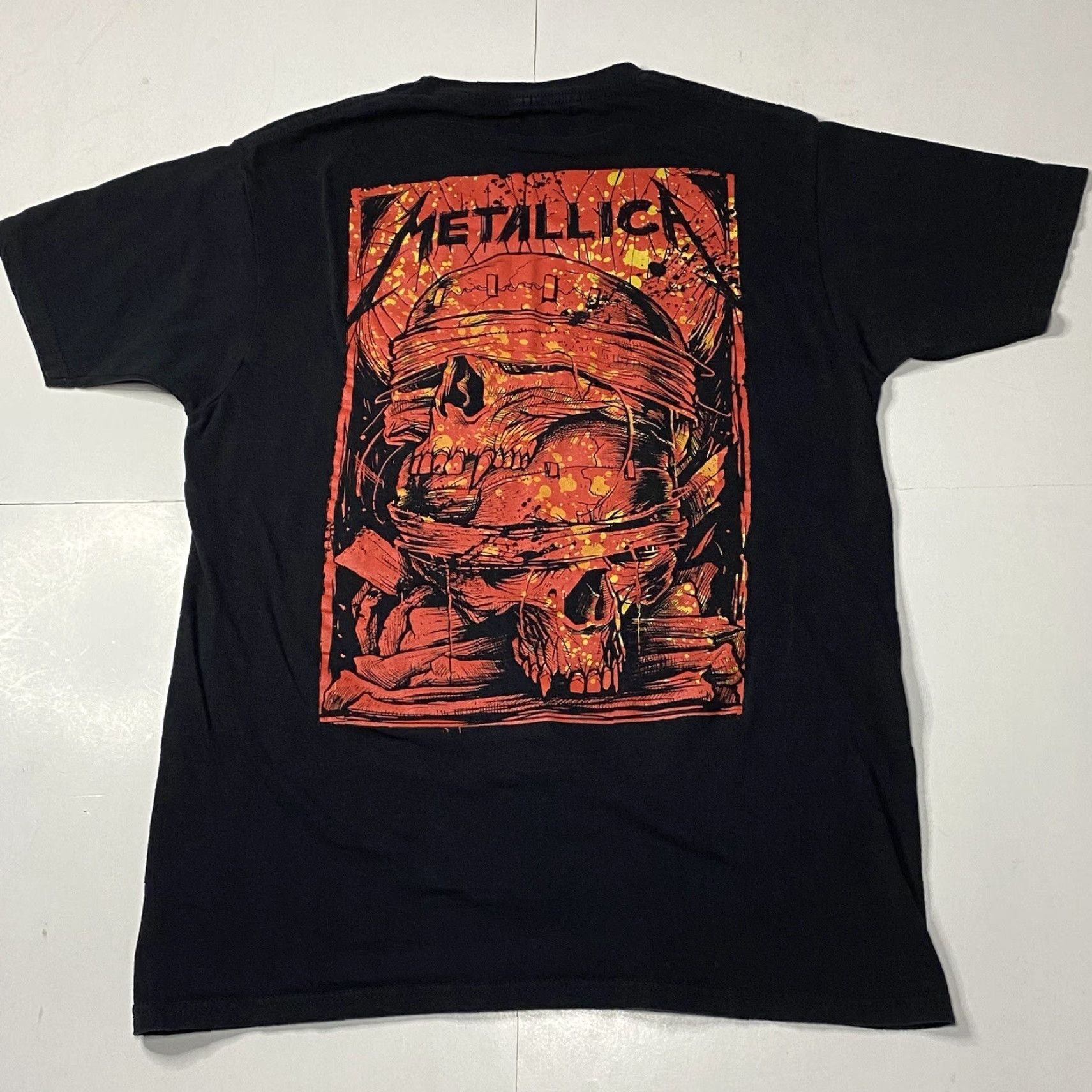 Doublet METALLICA T-Shirt Short Sleeve Crew Neck Black Unisex Adults Double Sided M, Band Shirt, 2000s, Mens/Womens (adjusted for original constraints) Size US M / EU 48-50 / 2 - 4 Thumbnail