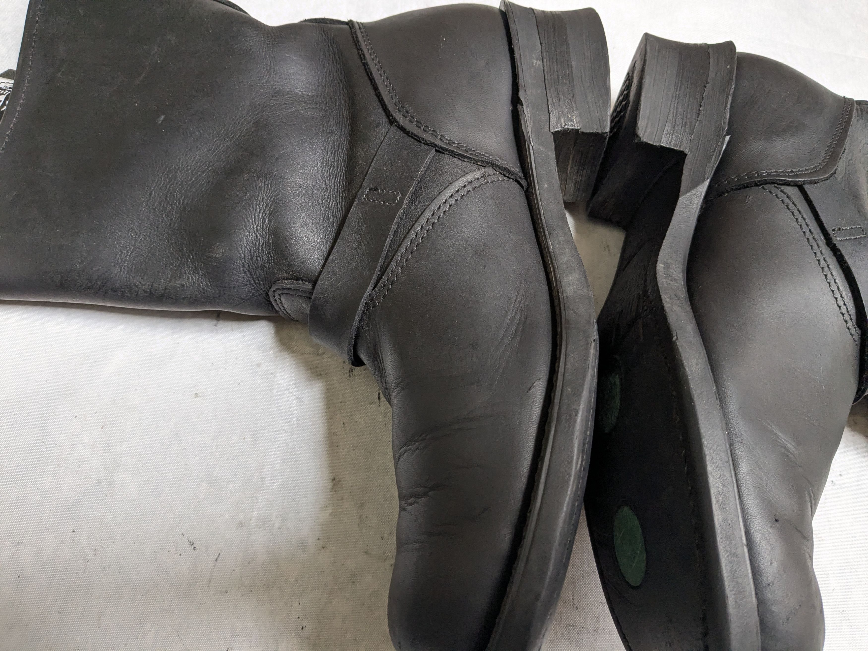 Frye Frye Engineer Boots Black Leather 9.5 M Buckle Strap Size US 9.5 / EU 42-43 - 12 Thumbnail