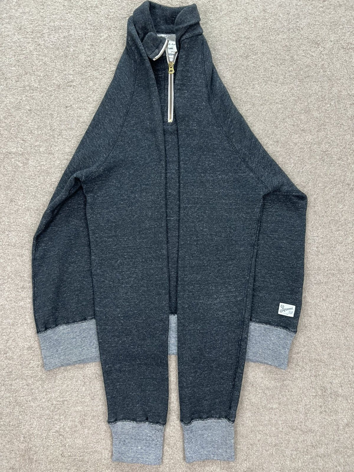 Japanese Brand Kepani Half Zip Sweatshirt Size US S / EU 44-46 / 1 - 5 Thumbnail