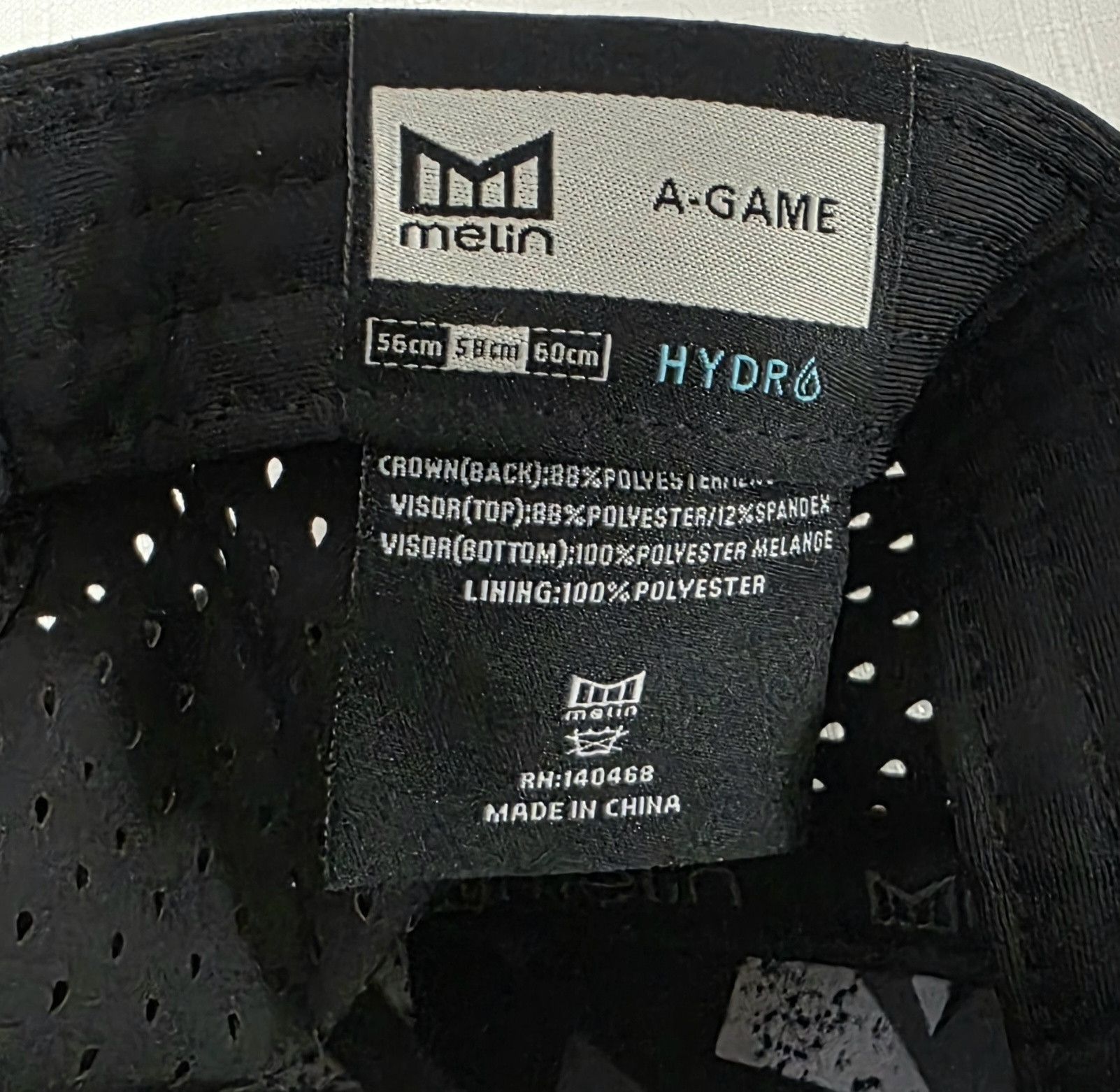 melin MELIN A-Game Hydro 58cm Black Hat "The Sully Band" Size ONE SIZE - 6 Thumbnail