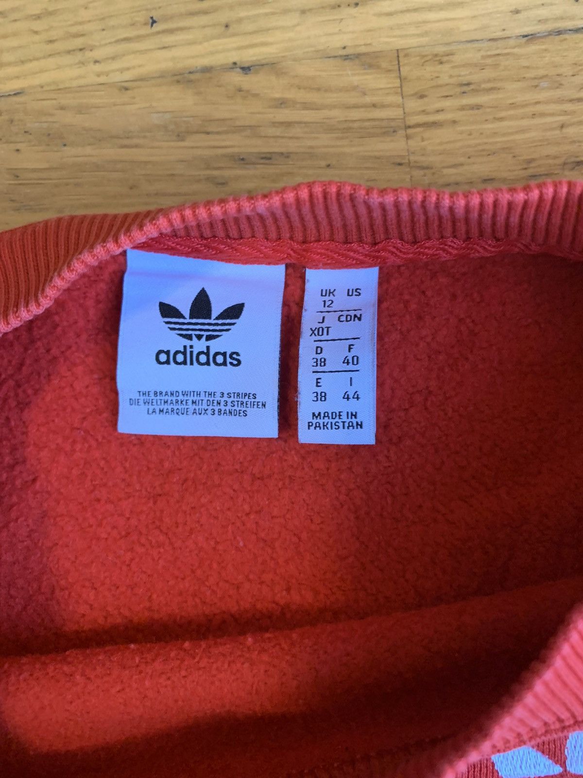 Adidas adidas | Felpa a Girocollo Rossa Size US M / EU 48-50 / 2 - 7 Thumbnail