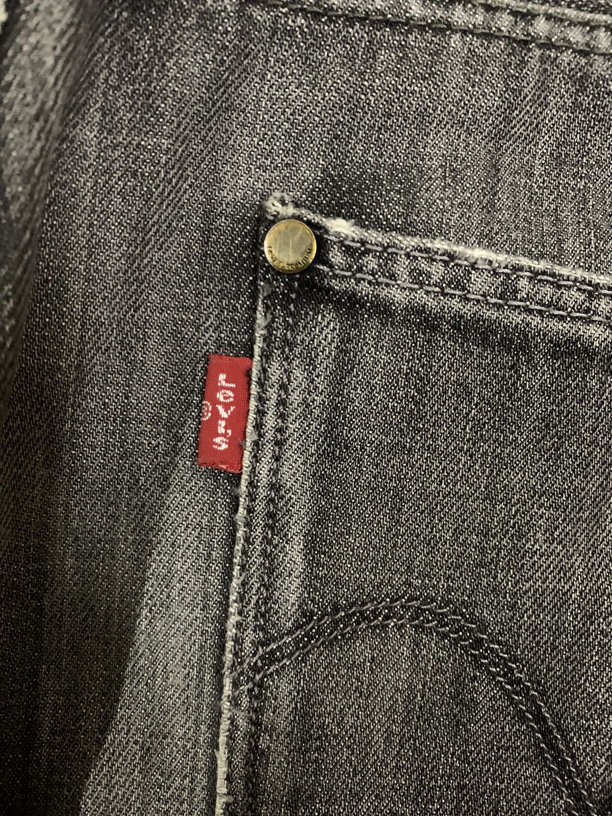 Levi's Vintage Clothing Vintage Y2K Levis Premium Slim Straight Ripped Grunge Jeans Size US 29 - 16 Thumbnail