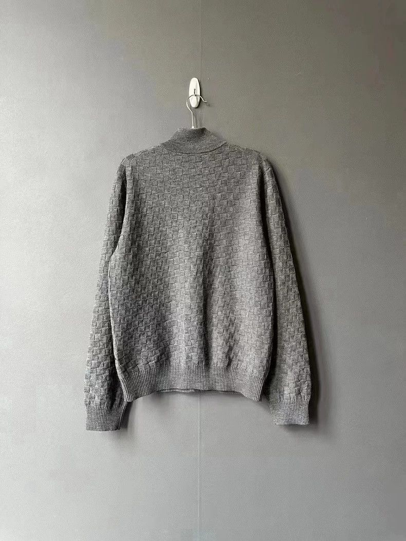 Louis Vuitton Louis Vuitton Checkerboard knit zip jacket Size US S / EU 44-46 / 1 - 2 Thumbnail