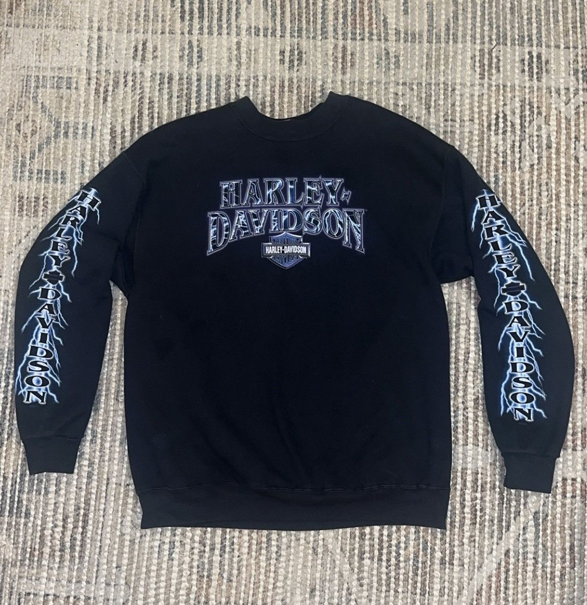 Harley Davidson Harley Davidson Lightning Crewneck Size US L / EU 52-54 / 3 - 3 Thumbnail