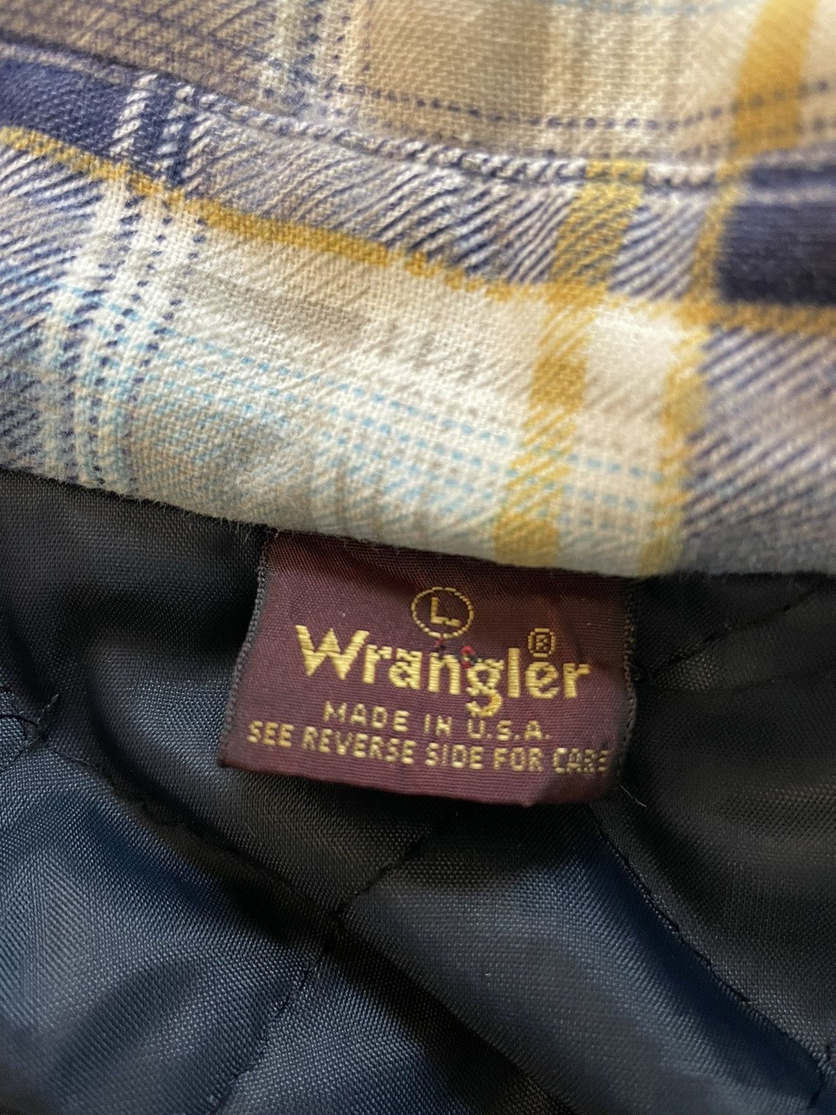 Vintage × Wrangler Vintage Snap Front Chores Shacket Size US L / EU 52-54 / 3 - 4 Thumbnail