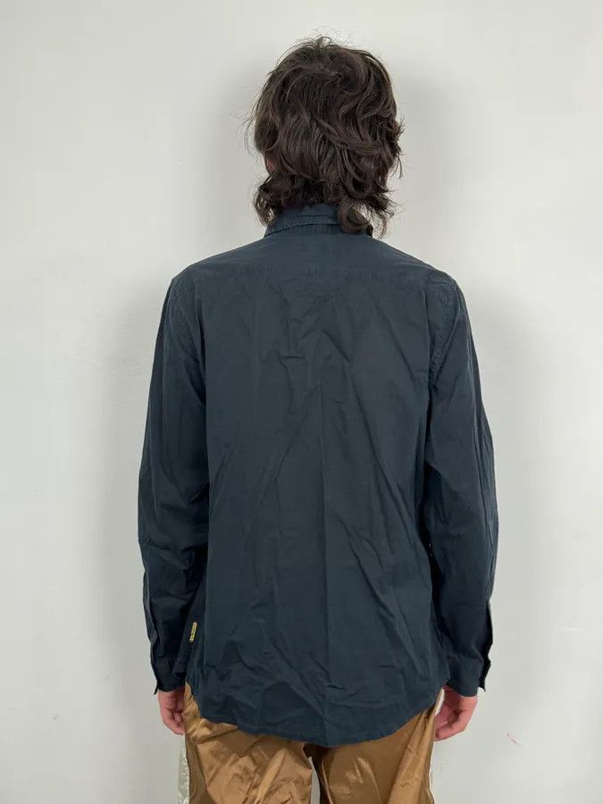 Armani 2000s Armani Navy Sun Embroidered Patch Shirt Size US M / EU 48-50 / 2 - 3 Thumbnail