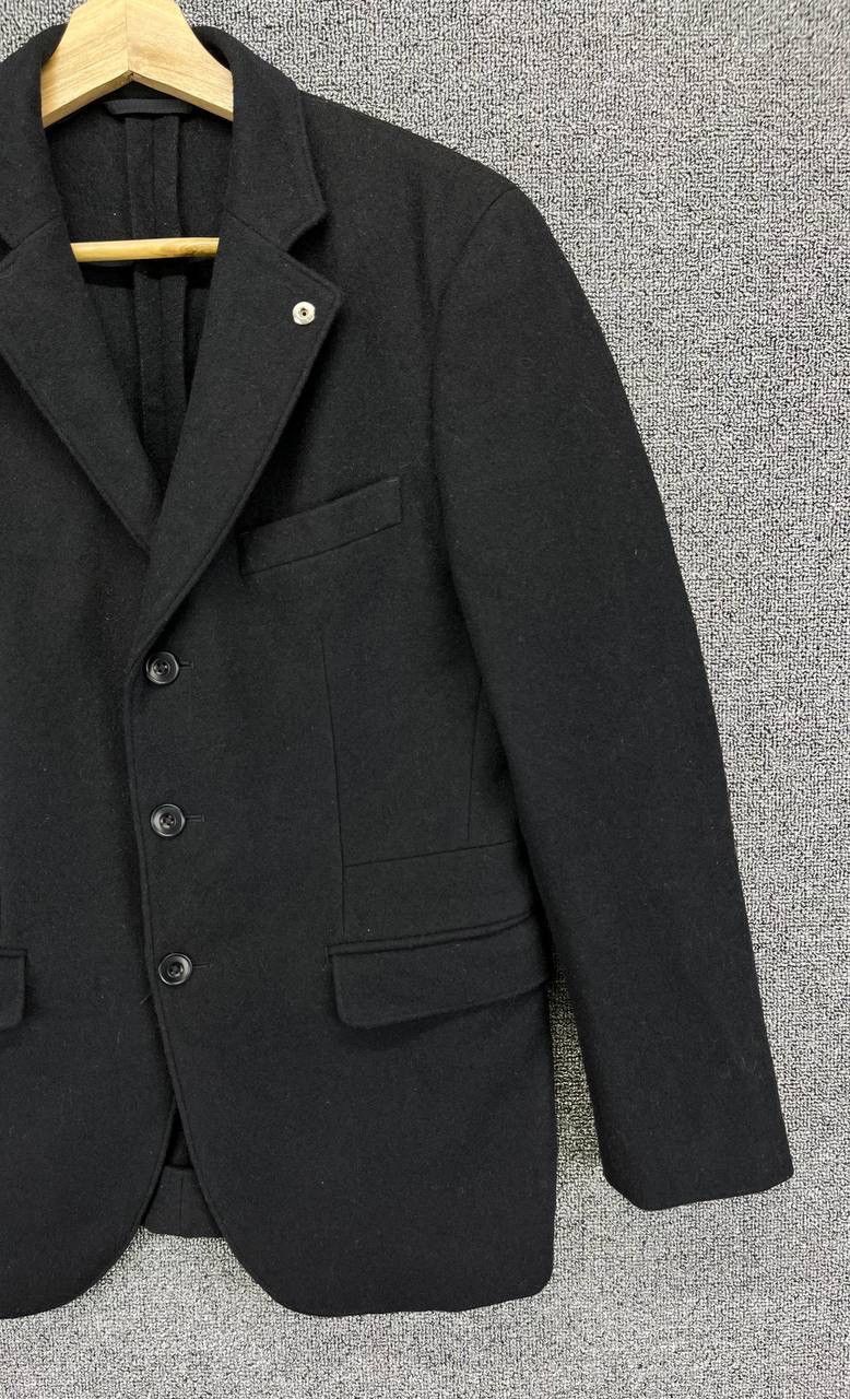 Lemaire × Uniqlo Lemaire Uniqlo Button Up Wool Black Jacket Size S / US 4 / IT 40 - 4 Thumbnail