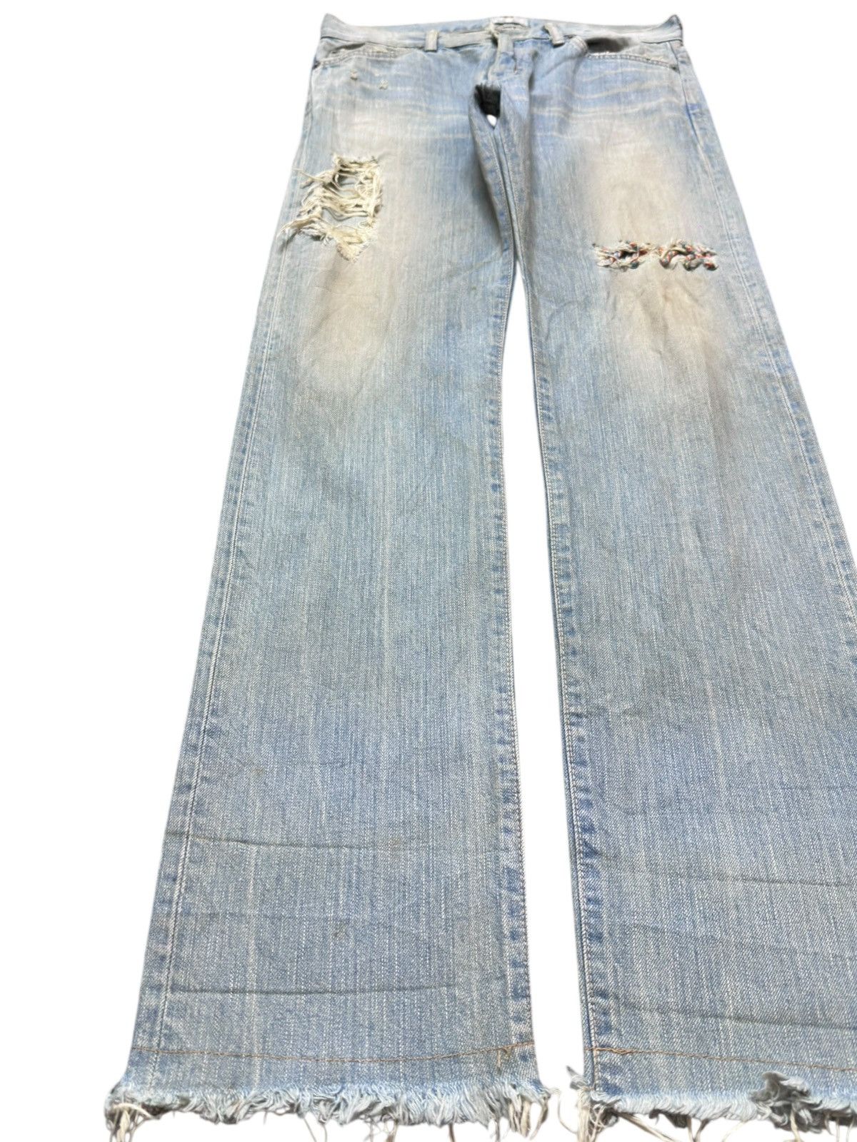 Edwin Vintage Edwin Miss 503WS Mudwash Grunge Distressed Denim Size US 30 / EU 46 - 3 Thumbnail