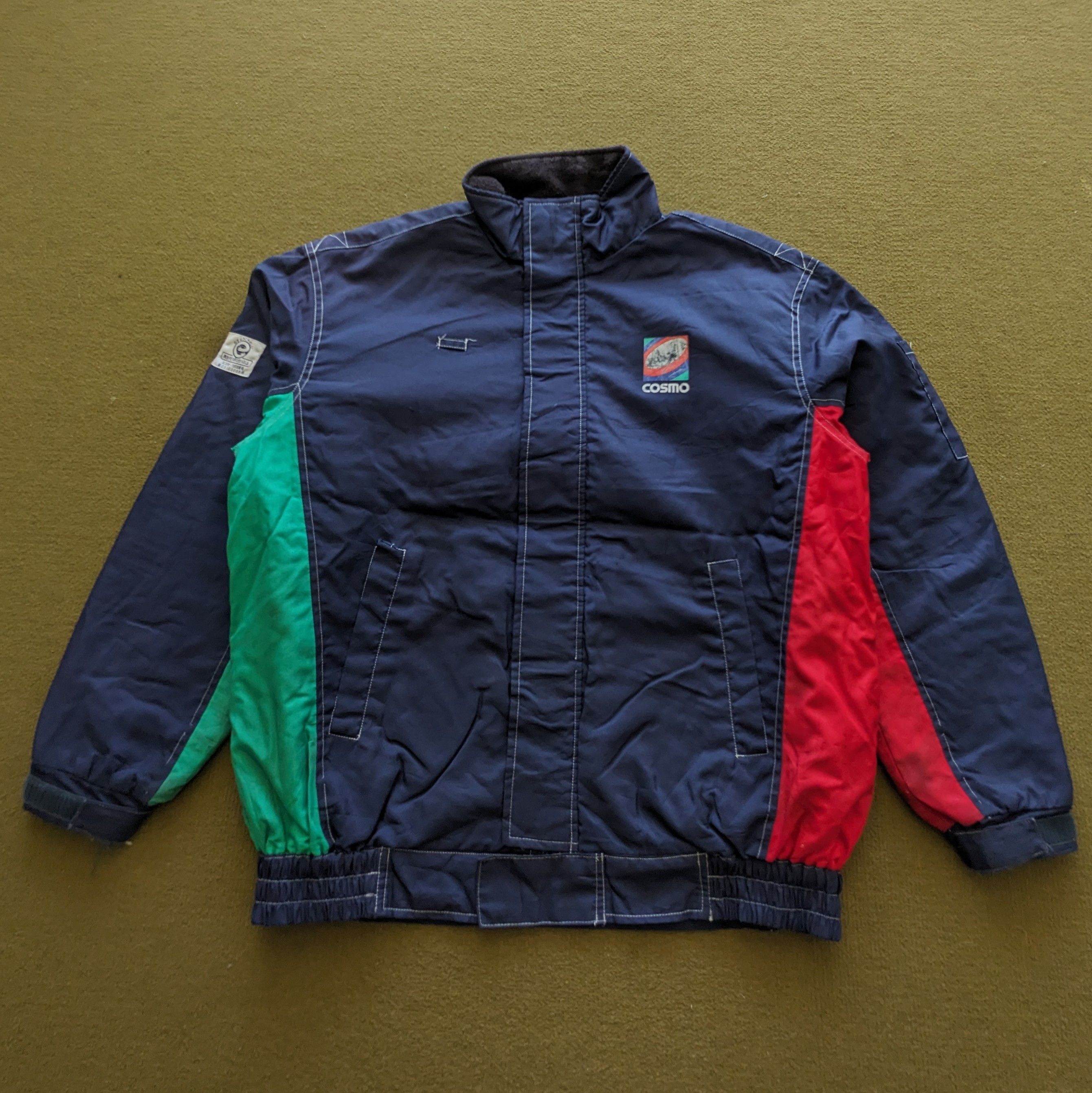 Japanese Brand Vintage COSMO Racing Japanese Team Jacket Size US XL / EU 56 / 4 - 1 Thumbnail