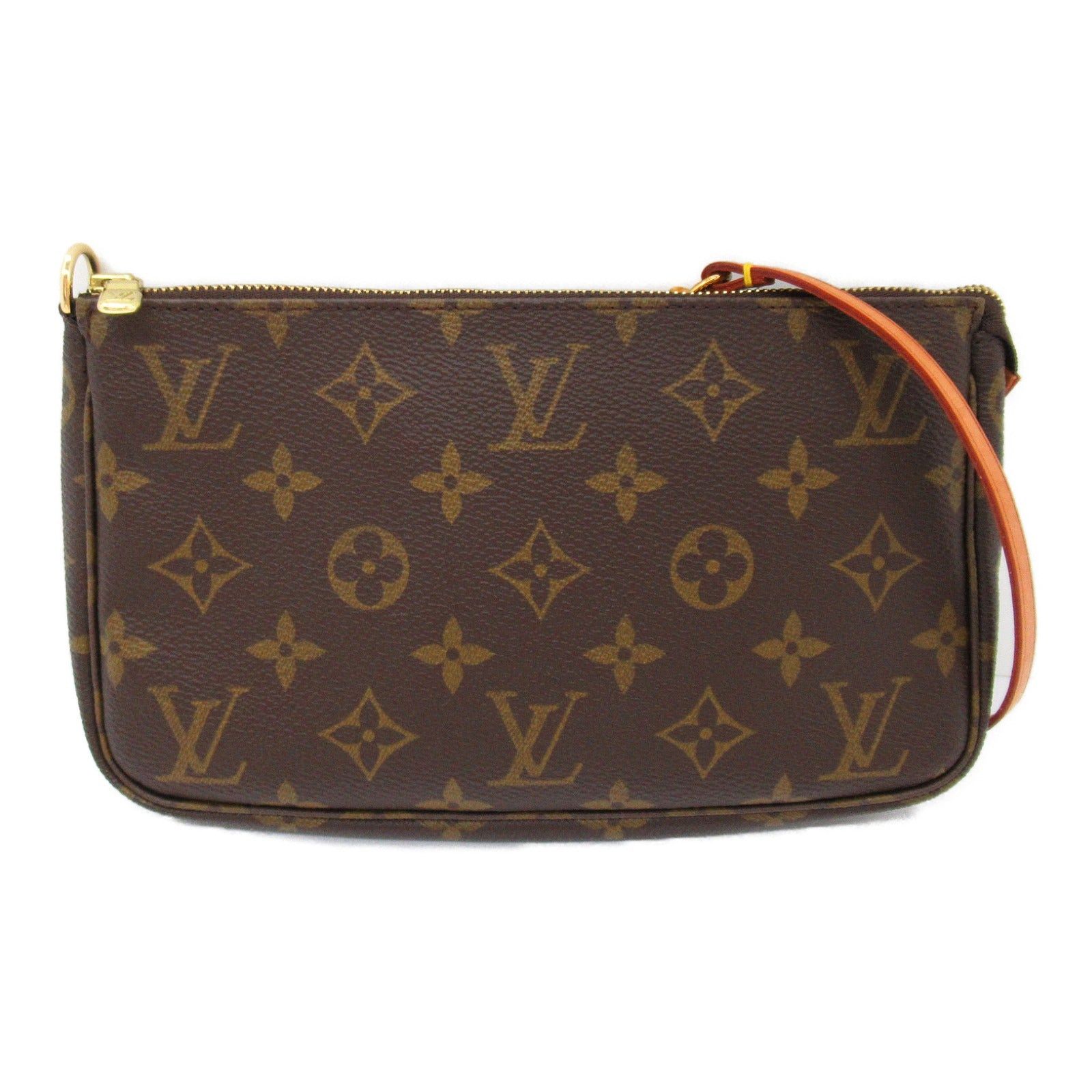 Louis Vuitton Louis Vuitton Pochette Accessoires Accessory Pouch Handbag Coated Canvas Monogram Brown Size ONE SIZE - 1 Thumbnail