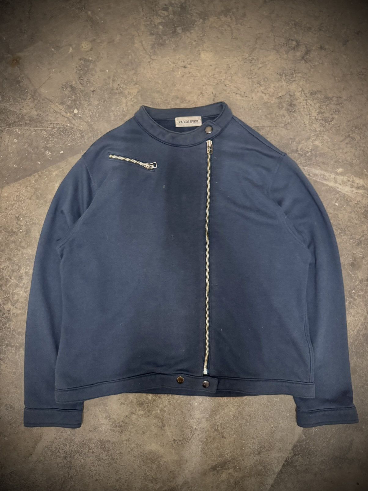 If Six Was Nine Rare Rapido Spirit Asymmetrical Punk Zip Jacket Size US S / EU 44-46 / 1 - 1 Thumbnail