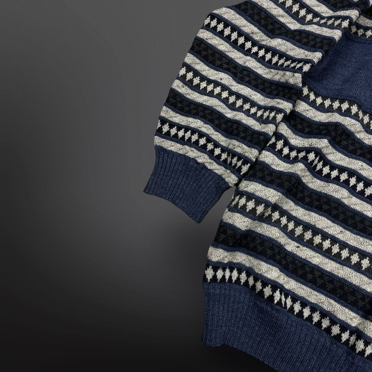 Burberry Burberrys London Knit Sweater Wool Knit Made in England Size US XL / EU 56 / 4 - 4 Thumbnail