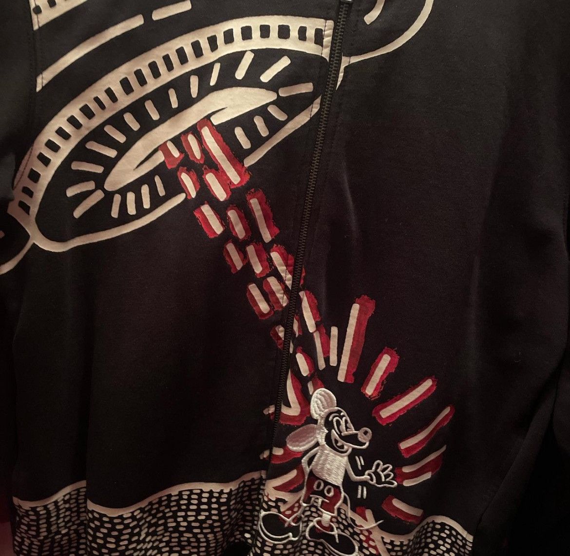 Disney Mickey Mouse X Keith Haring Full Zip Sweatshirt
