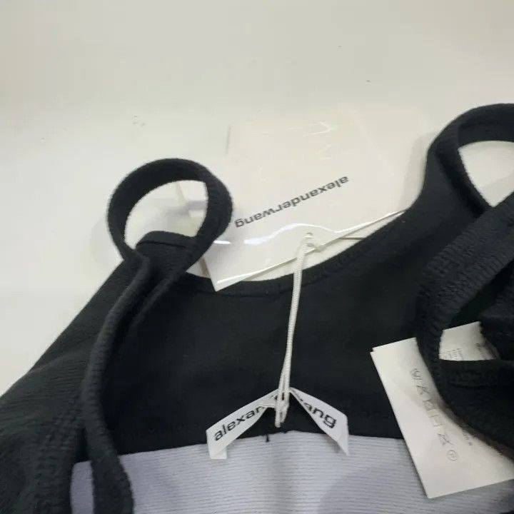 Alexander Wang Alexander Wang Black Logo Sports Bra - Size XS / US 0-2 / IT 36-38 - 6 Thumbnail