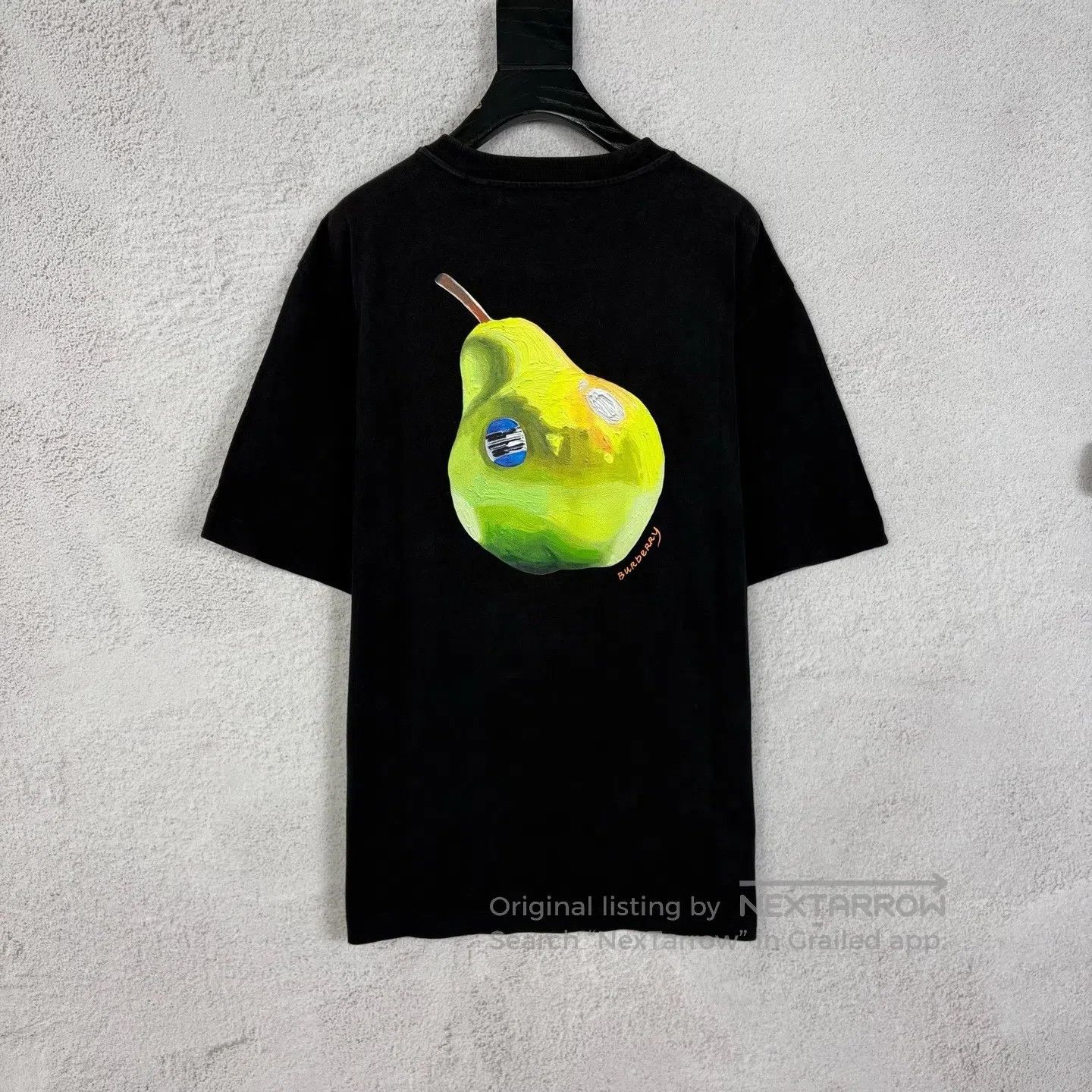 Burberry Burberry Graffiti LOGO with large pear print t-shitrt Size US XL / EU 56 / 4 - 2 Thumbnail