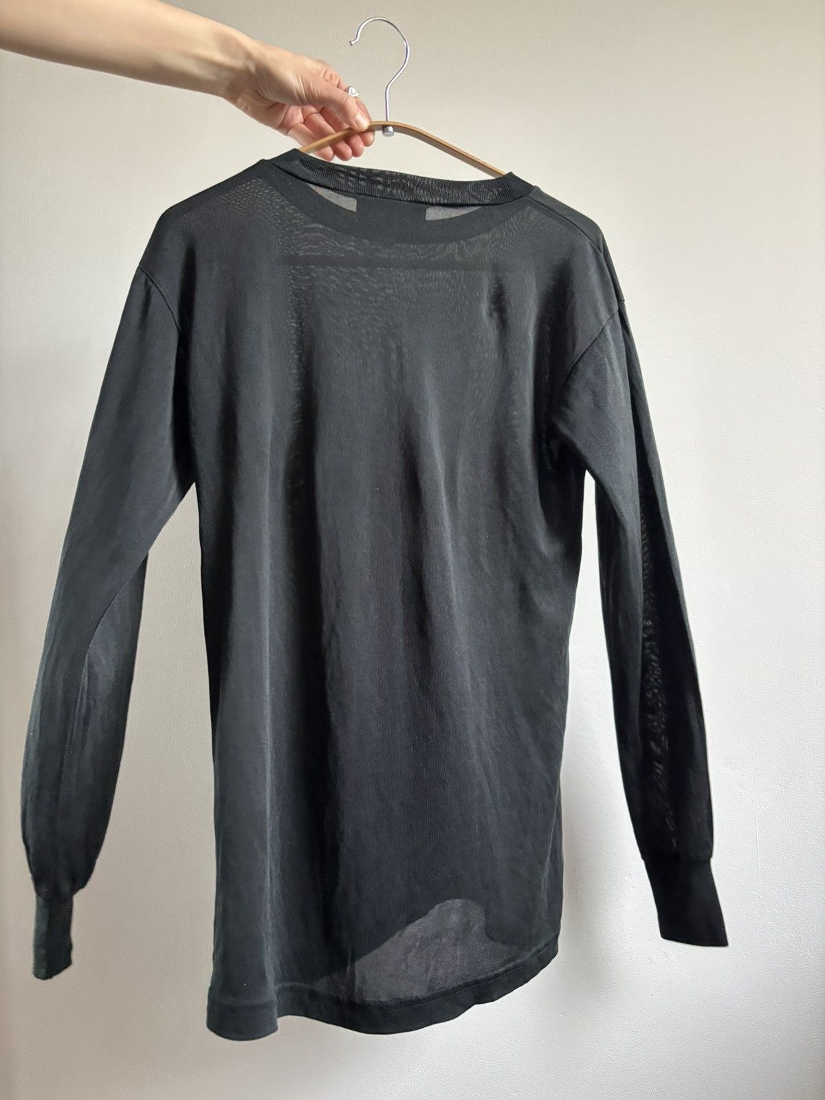 Norma Kamali Vintage Norma Kamali Transparent Silk Top Size M / US 6-8 / IT 42-44 - 3 Thumbnail