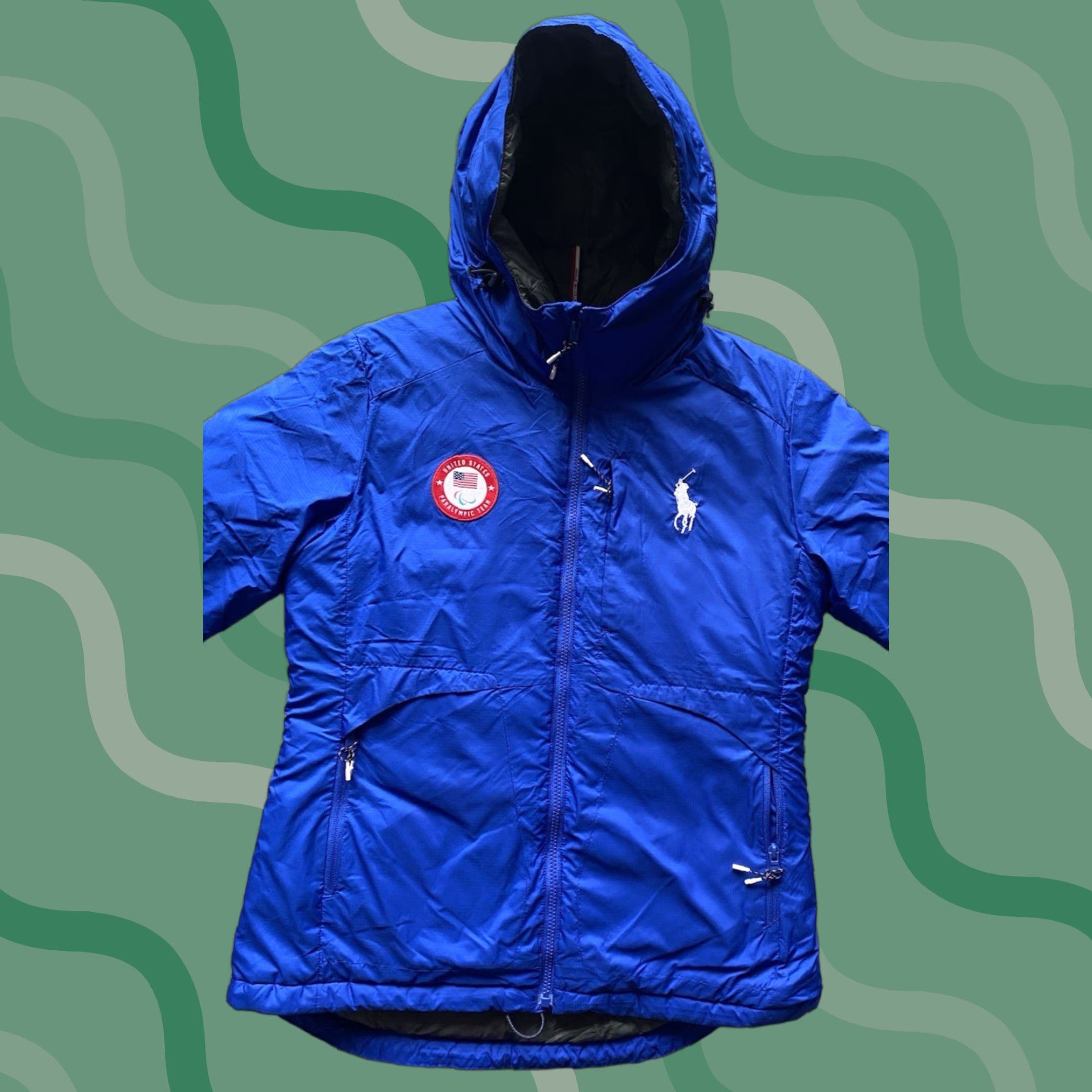 Polo Ralph Lauren Polo Ralph Lauren Jacket Coat USA Women’s Blue M 2022 Paralympic Team Polo Ralph Lauren USA Sports Coat Women’s Blue M Size M / US 6-8 / IT 42-44 - 1 Thumbnail