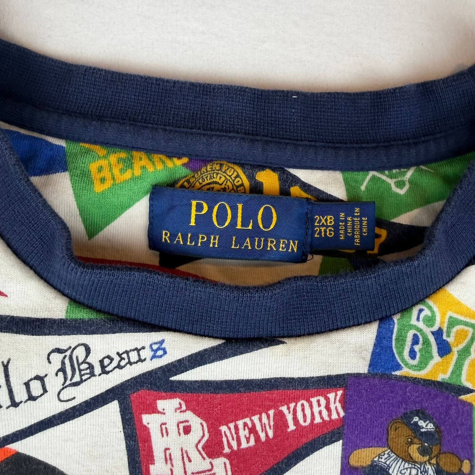 Polo Ralph Lauren Polo Ralph Lauren Baseball Pennant Sweatshirt 2XB Size US XXL / EU 58 / 5 - 3 Thumbnail