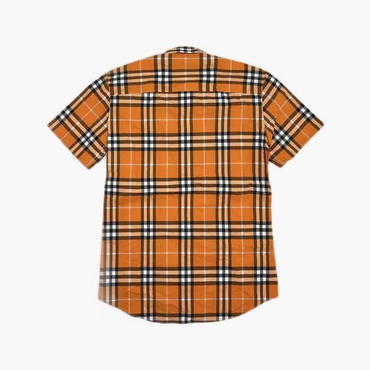 Burberry Burberry Burberry Short Sleeve Plaid Cotton Shirt-2507 Size US XS / EU 42 / 0 - 3 Thumbnail