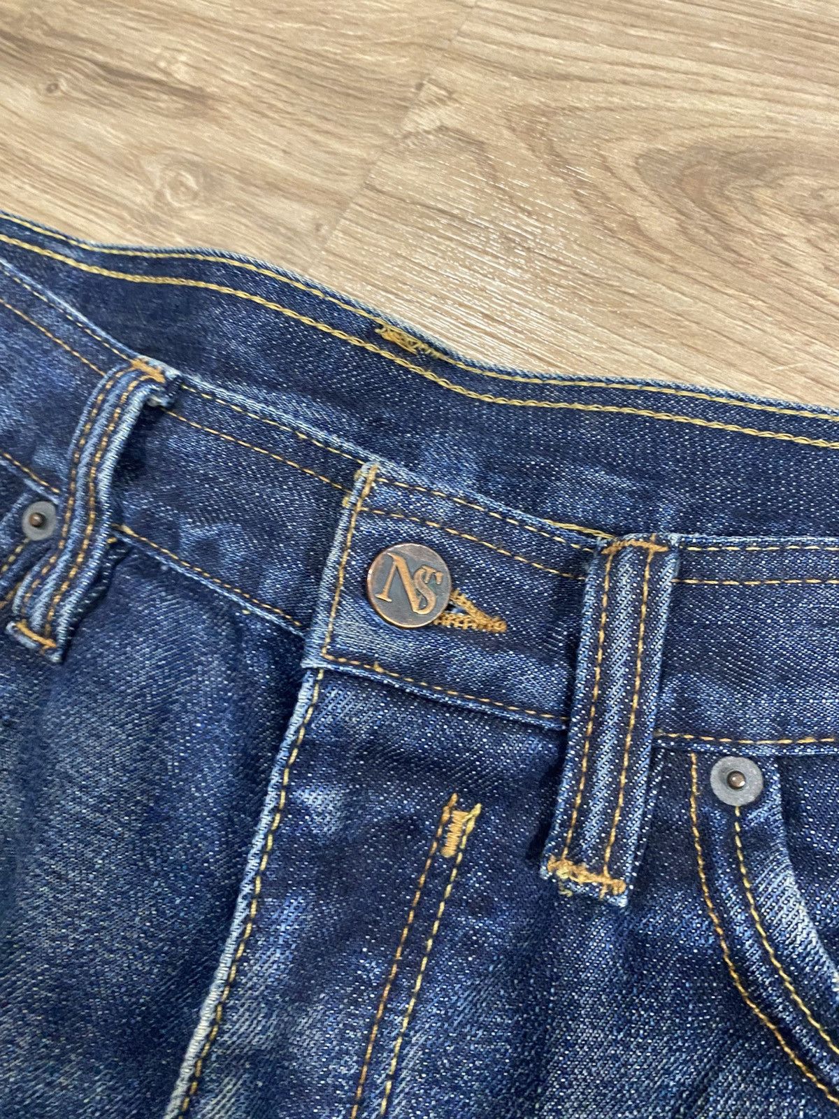 Natural Selection Natural Selection Selvage Denim Faded Jeans W34 L32 Size US 34 / EU 50 - 7 Thumbnail