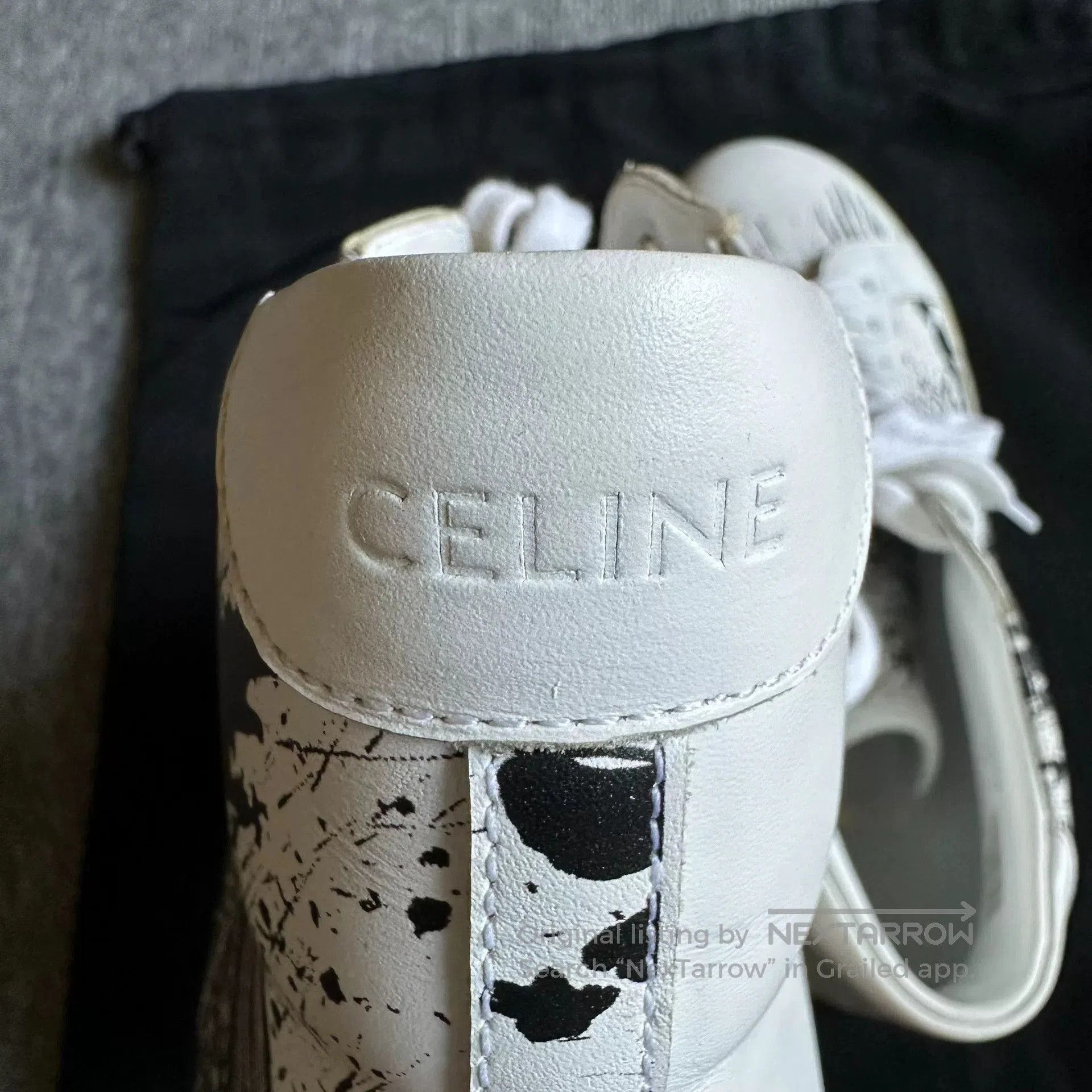 Celine Celine Black Graffiti Sneakers. Size US 8 / EU 41 - 6 Thumbnail