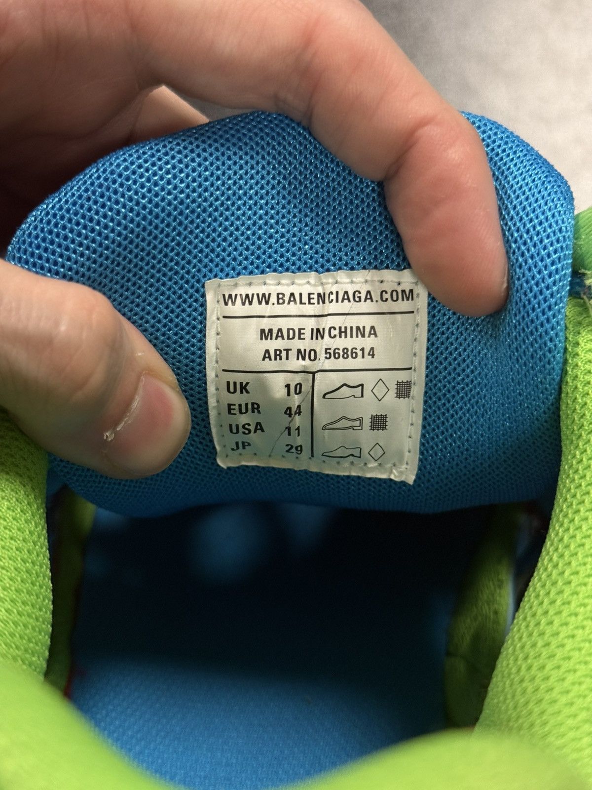 Balenciaga Balenciaga Track 2 Blue Green Size 44EU/11US/10UK Size US 11 / EU 44 - 13 Thumbnail