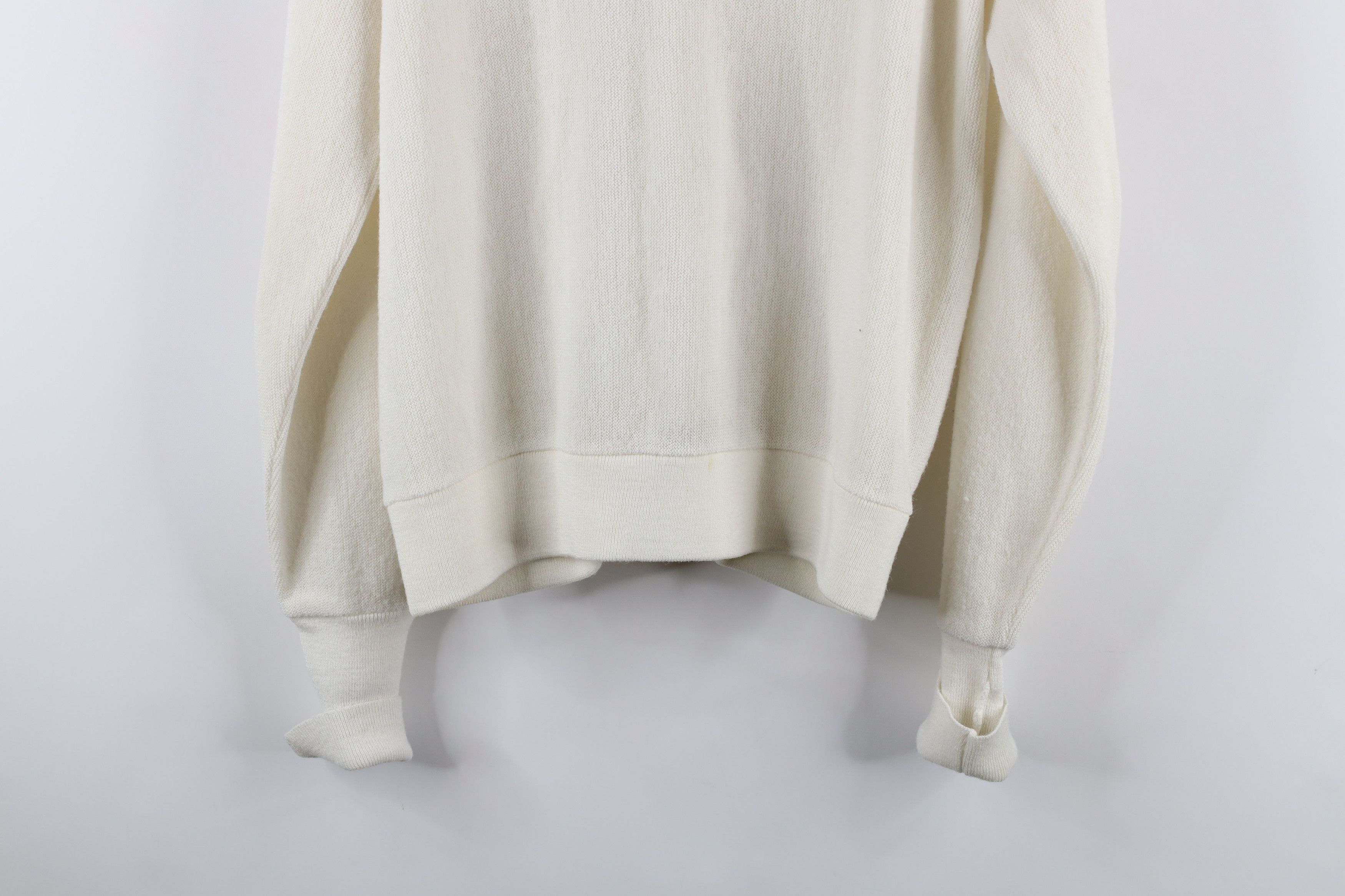 Lacoste × Vintage Vintage 80s Izod Lacoste Knit Cardigan Sweater White USA Size US M / EU 48-50 / 2 - 11 Thumbnail