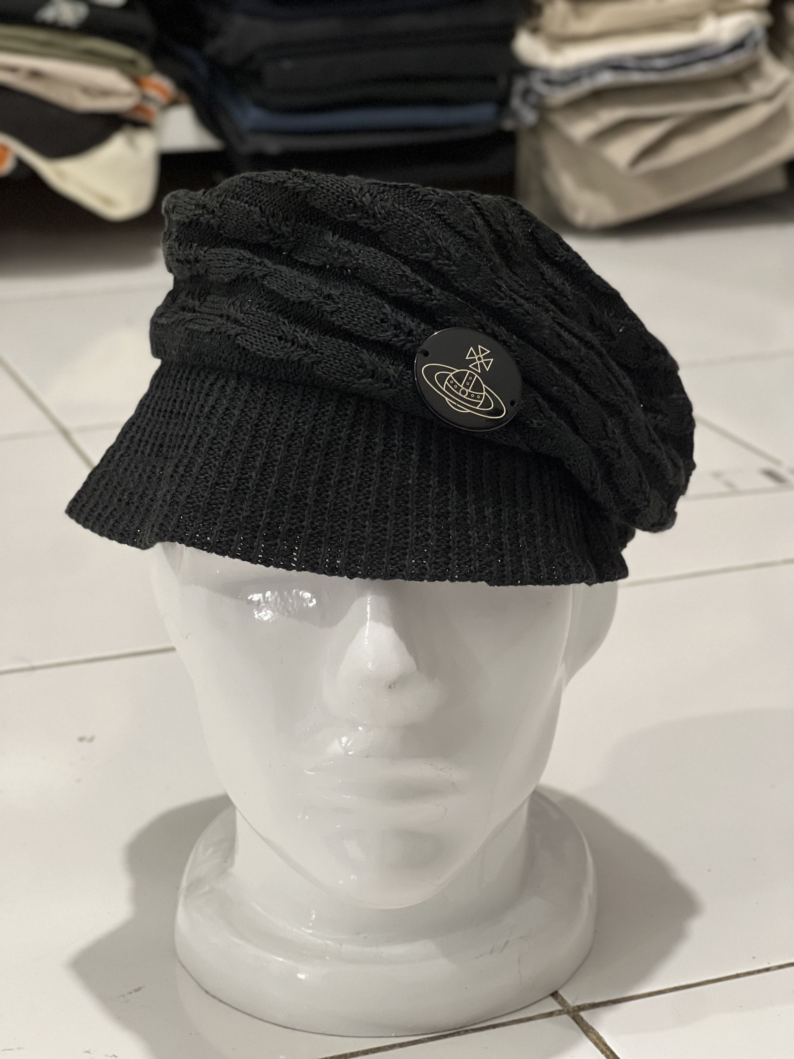 Vivienne Westwood コーデュロイ×ボア フラップキャップ Vivienne Westwood キャップ コーデュロイ