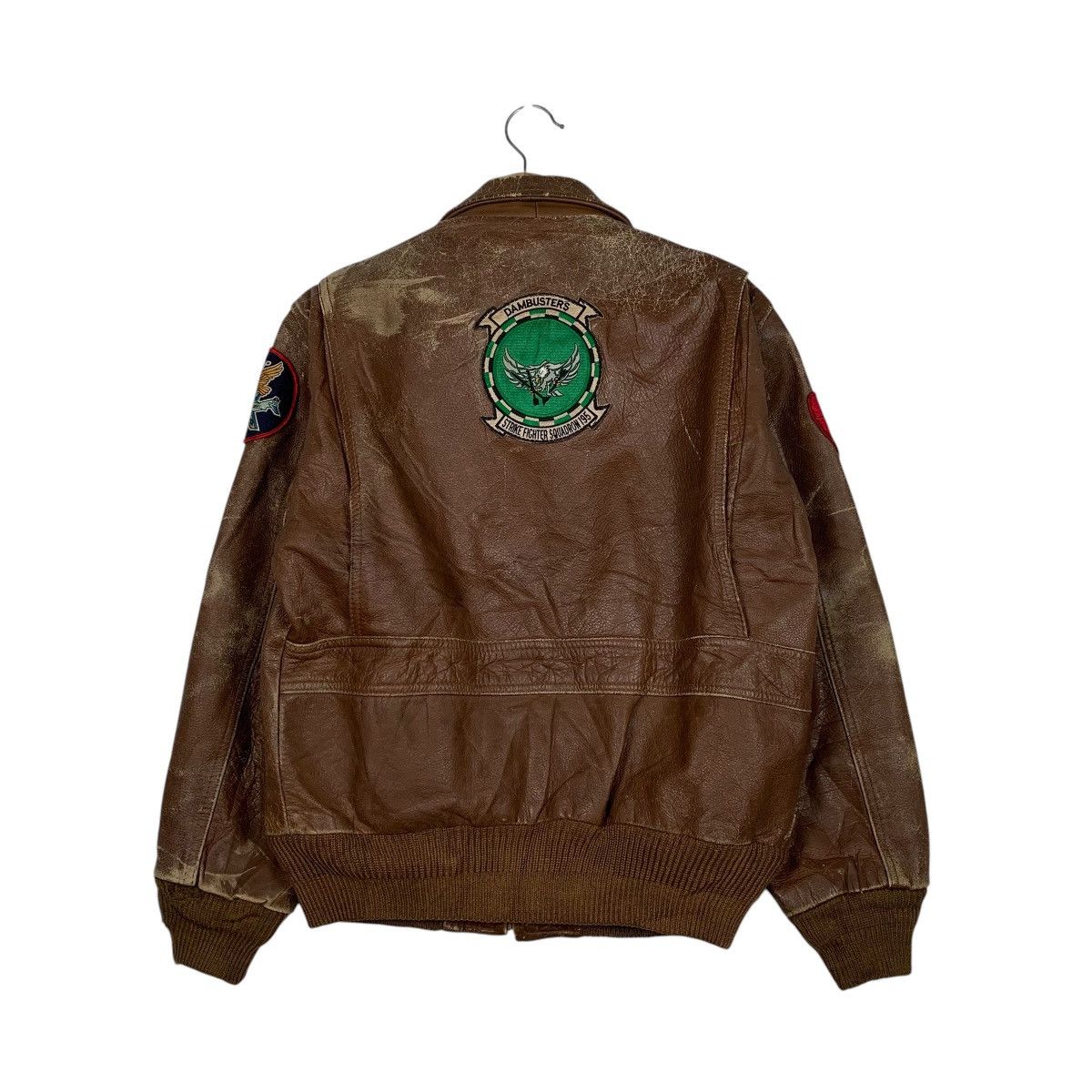 Japanese Brand Japanese Brand Dambuster Strike Fighter Leather Jacket Size US M / EU 48-50 / 2 - 8 Thumbnail