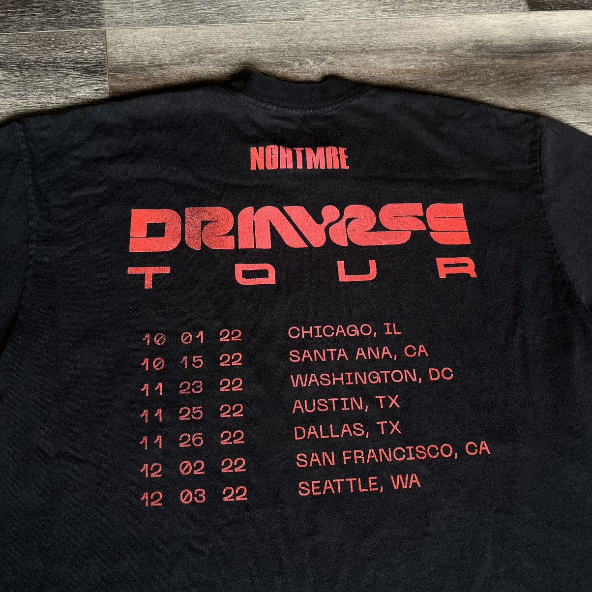 Band Tees NGHTMRE DRMVRSE Radical Dreamware Technology Tour Tee Shirt Size US L / EU 52-54 / 3 - 5 Thumbnail