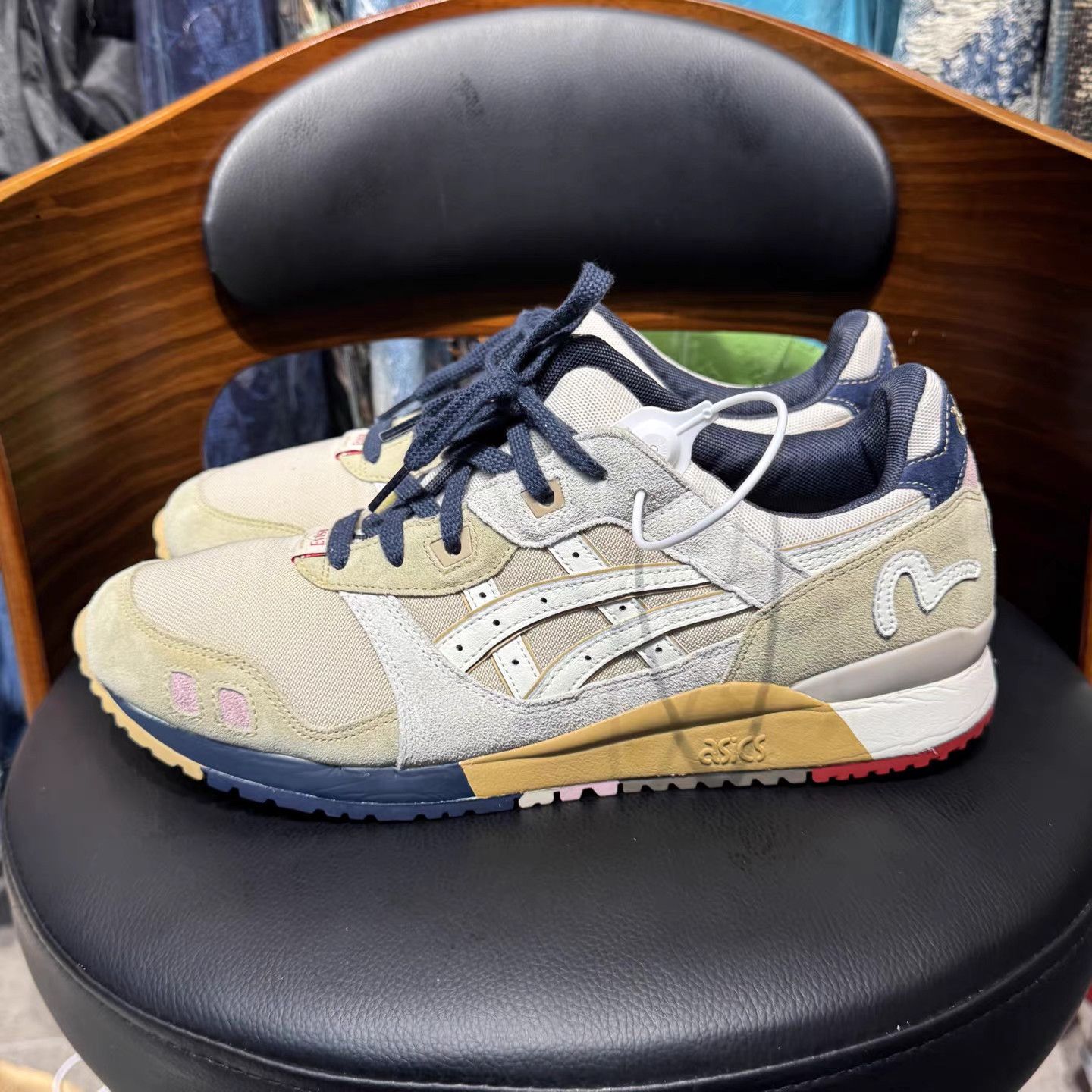 Asics EVISU x Asics Gel-Lyte3 Collaboration Ash Grey K15 Size US 11.5 / EU 44-45 - 5 Thumbnail