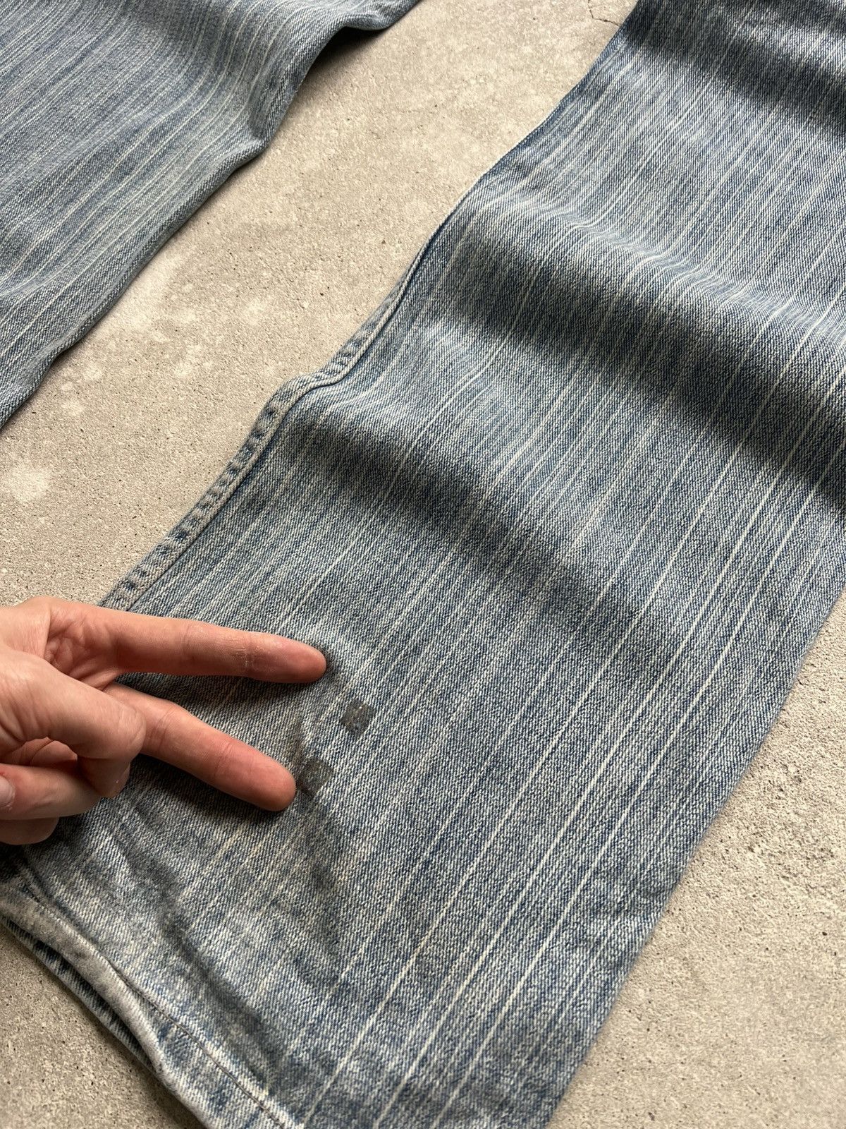Hysteric Glamour × If Six Was Nine × Le Grande Bleu (L.G.B.) Y2K opium LGB style IfSixWasNine Junya jeans Flared Size US 32 / EU 48 - 2 Thumbnail