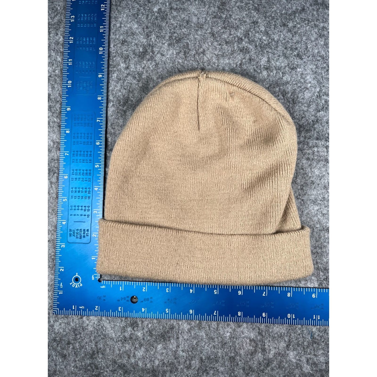 Vintage Mossy Oak Beanie Toque Mens One Size Beige Knit 100% Acrylic Hunt Fish Camp Hat/Cap Beanie Mens One Size Beige Mossy Oak Size ONE SIZE - 4 Thumbnail