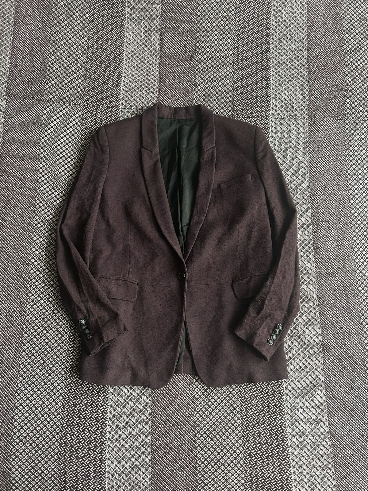 The Kooples The Kooples Viscose Women Burgundy Blazer Sz 40 Solid Style Size S / US 4 / IT 40 - 1 Thumbnail