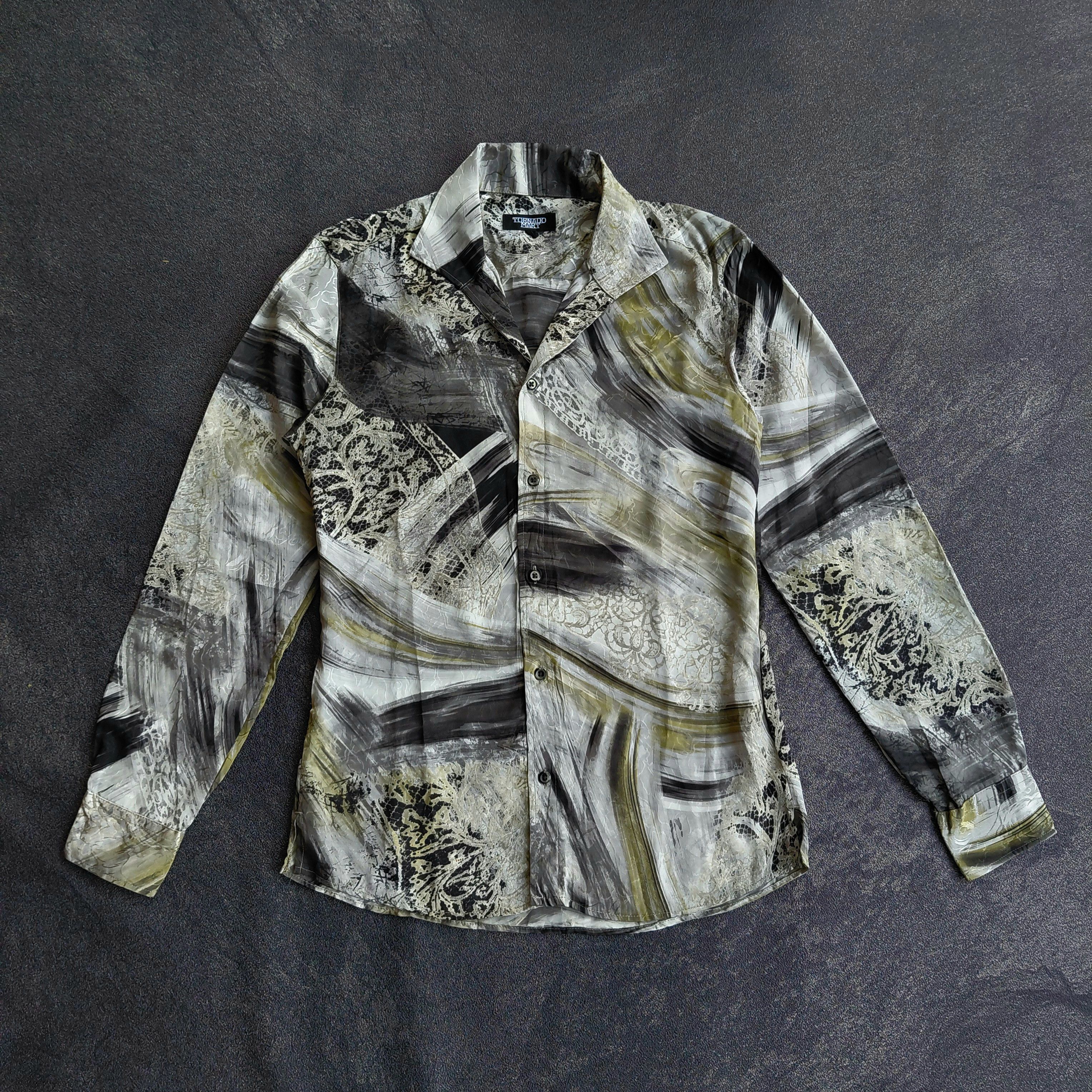 Tornado Mart Tornado Mart Silk Shirt Size US M / EU 48-50 / 2 - 1 Thumbnail