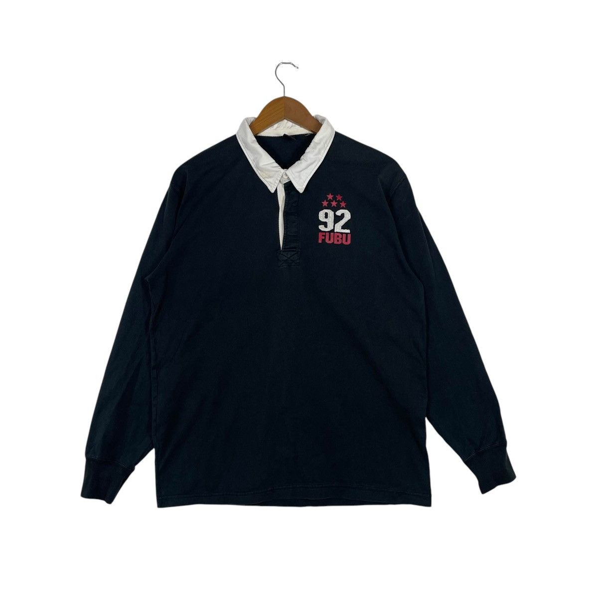 Fubu × Vintage Vintage 90s FUBU Polo Rugby Shirt Size US XL / EU 56 / 4 - 1 Thumbnail
