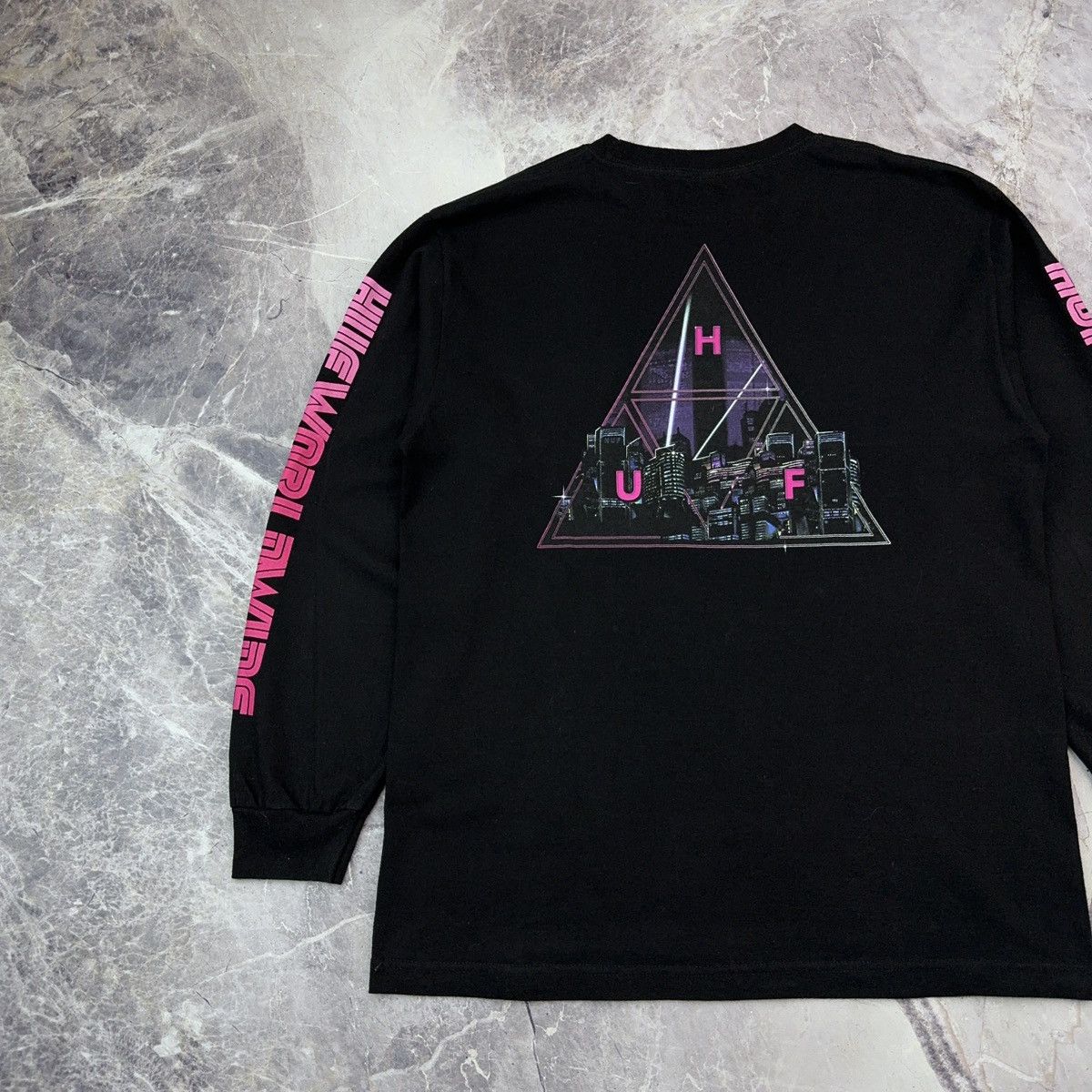 Huf Huf Longsleeve T shirt Japan Purple Skater Sk8 Streetwear M Size US M / EU 48-50 / 2 - 14 Thumbnail