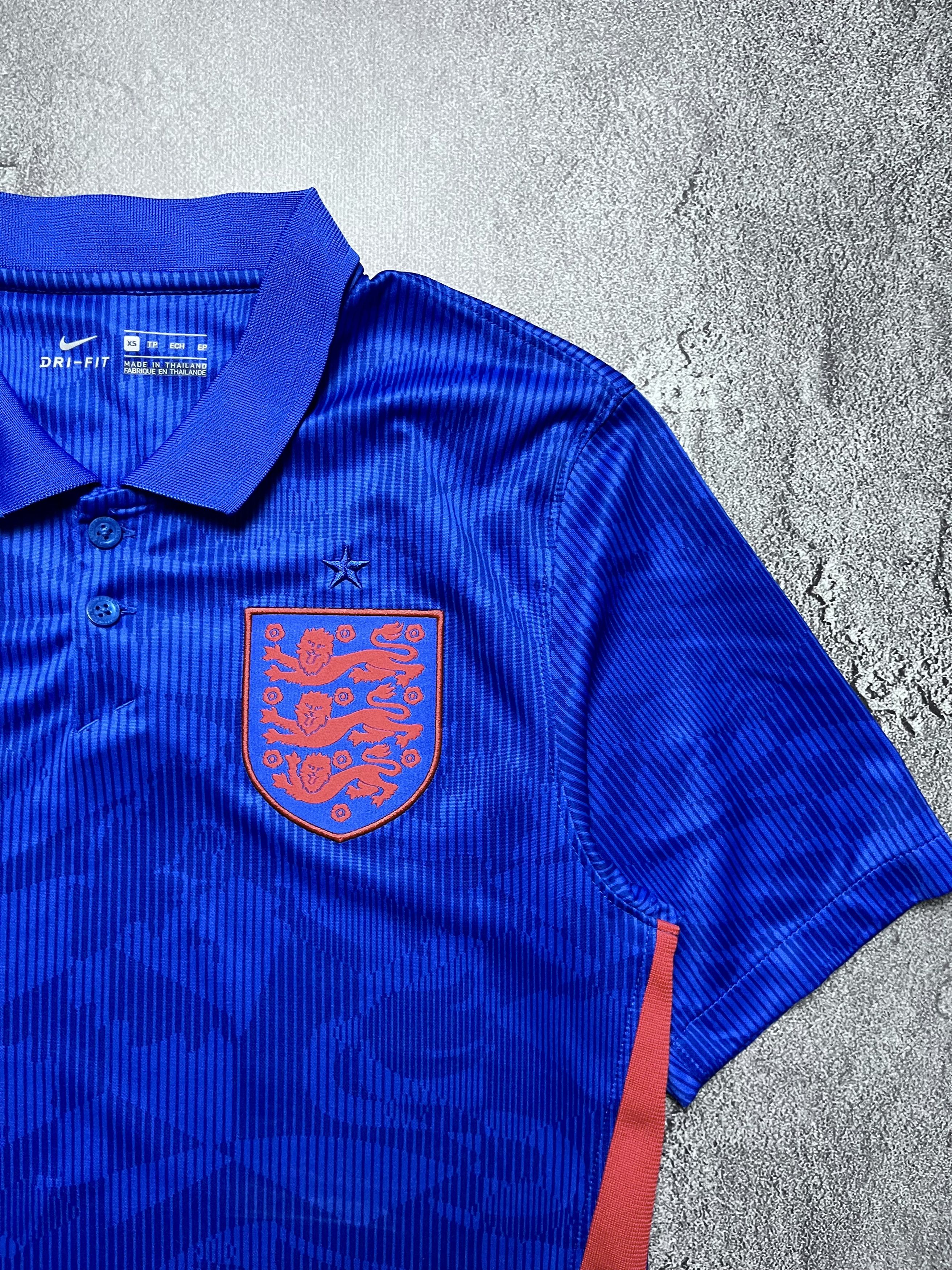 Nike Nike England 2020-21 Away Soccer Jersey Blue Mens Football Size US XS / EU 42 / 0 - 2 Thumbnail