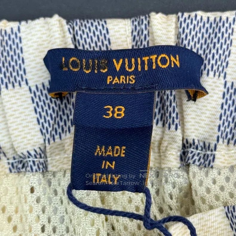 Louis Vuitton Louis Vuitton Grey and pink checkerboard nylon pants Size US 38 / EU 54 - 5 Thumbnail
